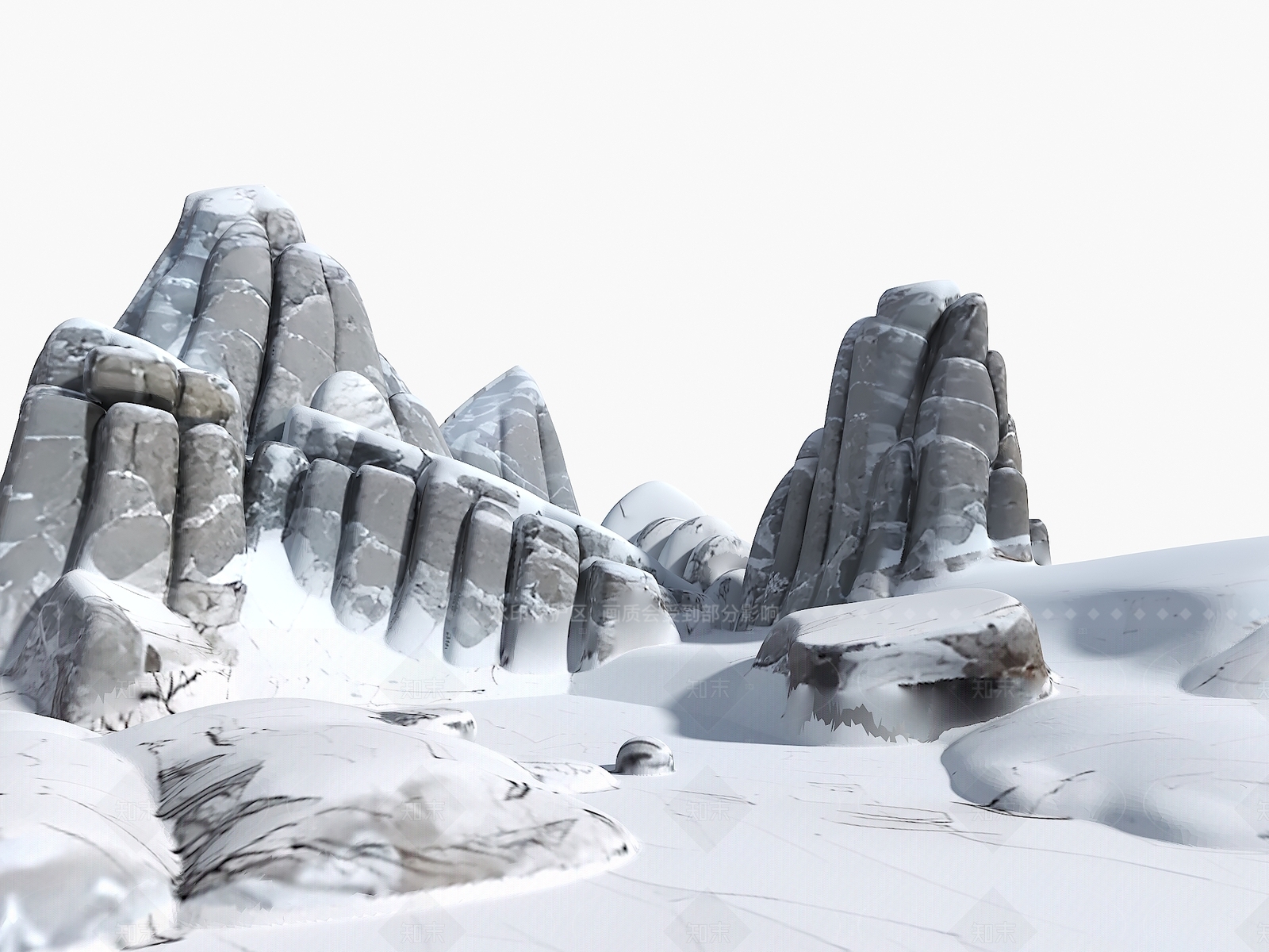 现代新中式石头3D模型下载【ID:1205746860】