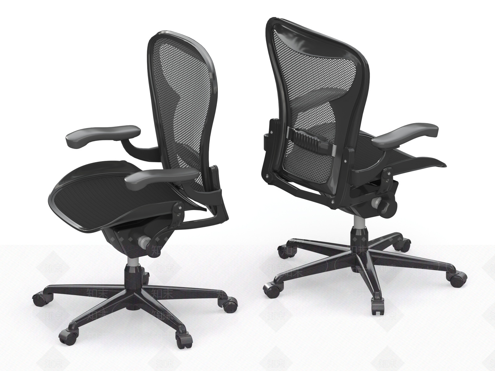 现代办公椅子3D模型下载【ID:1205752346】
