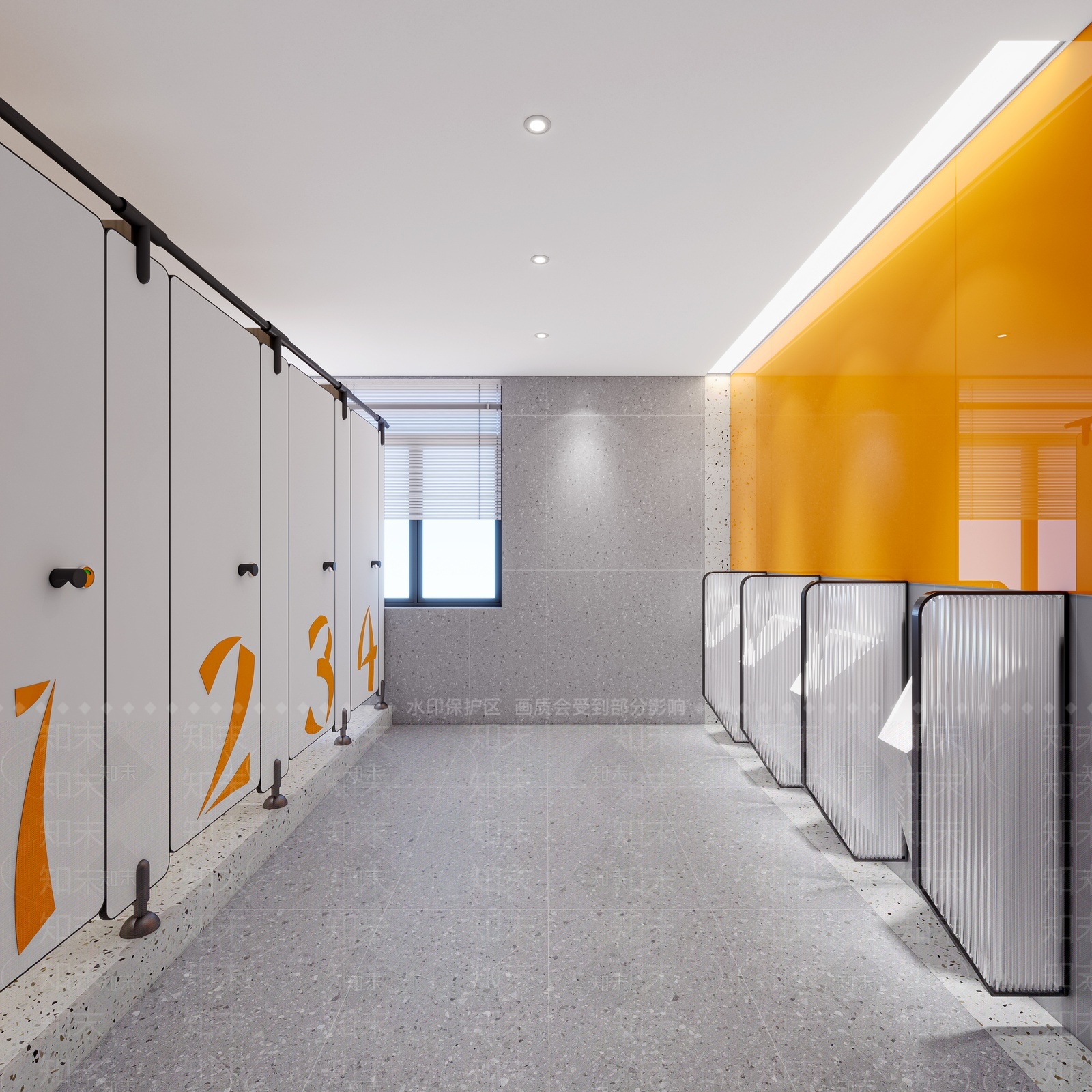 现代公共卫生间3D模型下载【ID:1205752888】