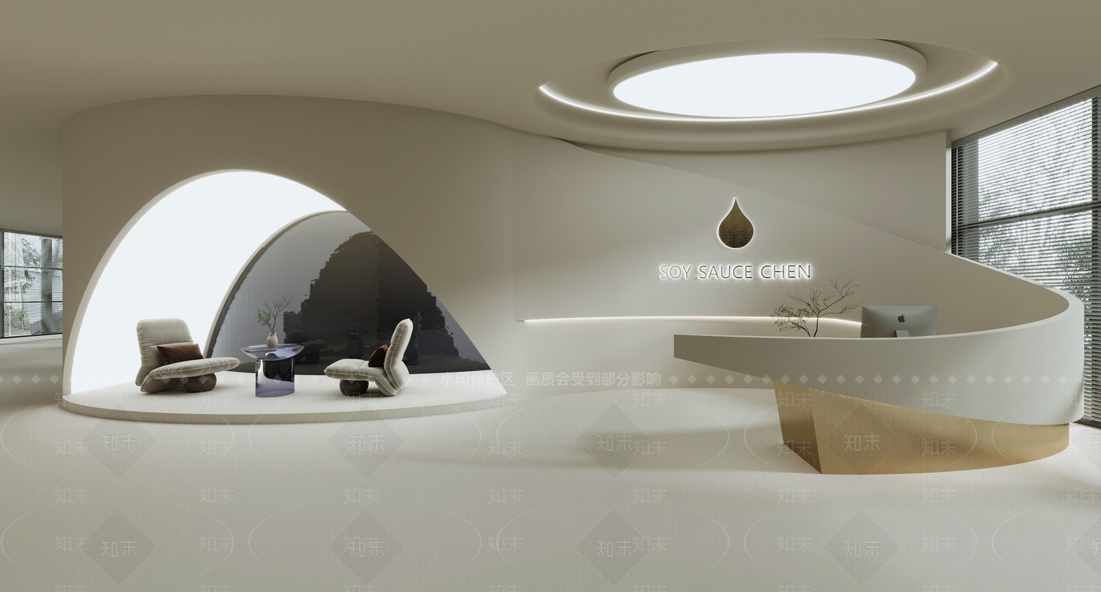 侘寂前台3D模型下载【ID:1205753367】