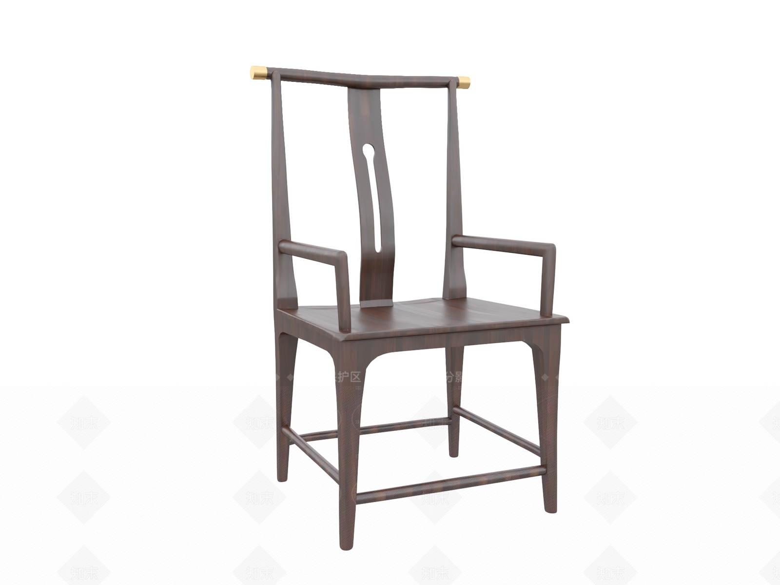 新中式中式餐椅3D模型下载【ID:1205767514】