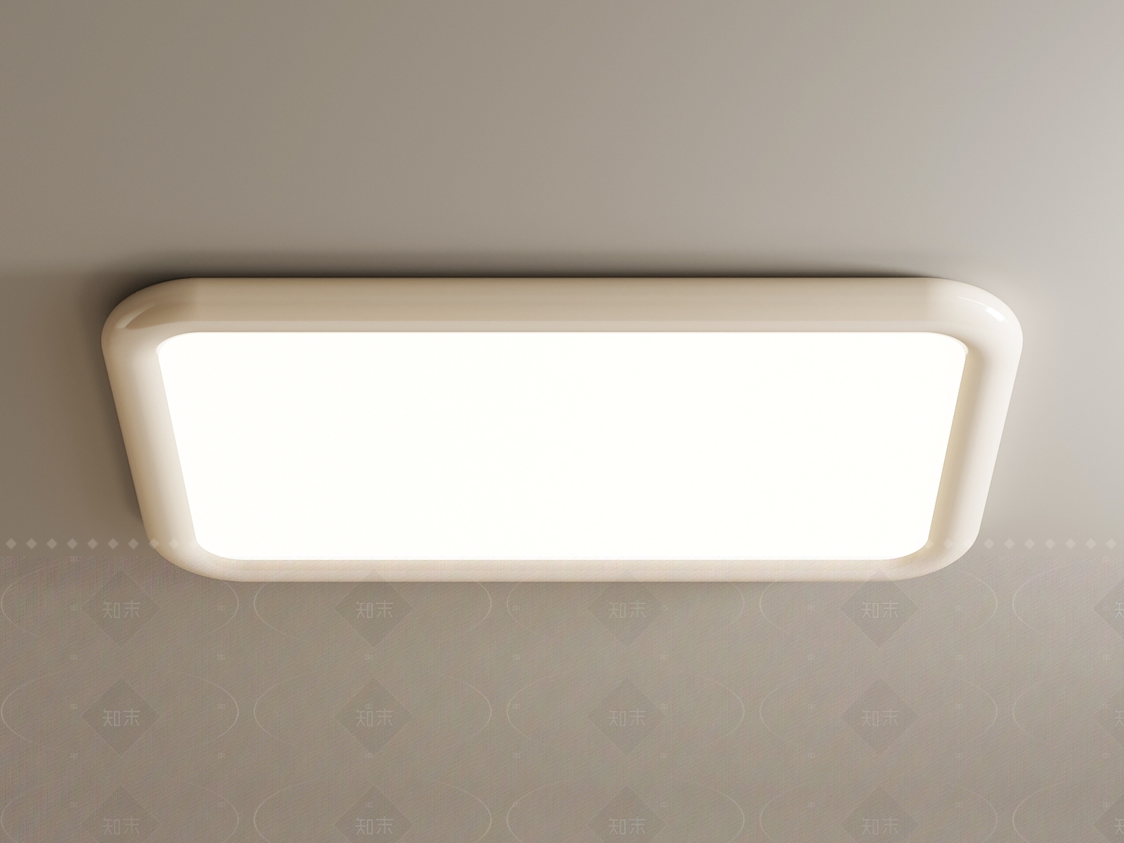 现代奶油吸顶灯SU模型下载【ID:1205767949】