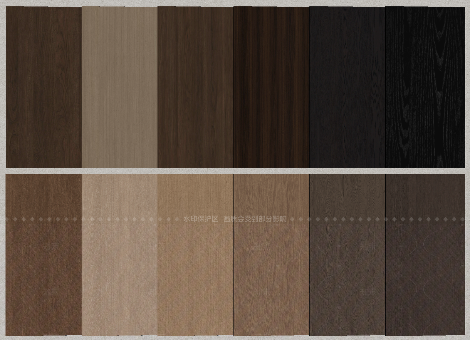 现代木饰面SU模型下载【ID:1205769137】