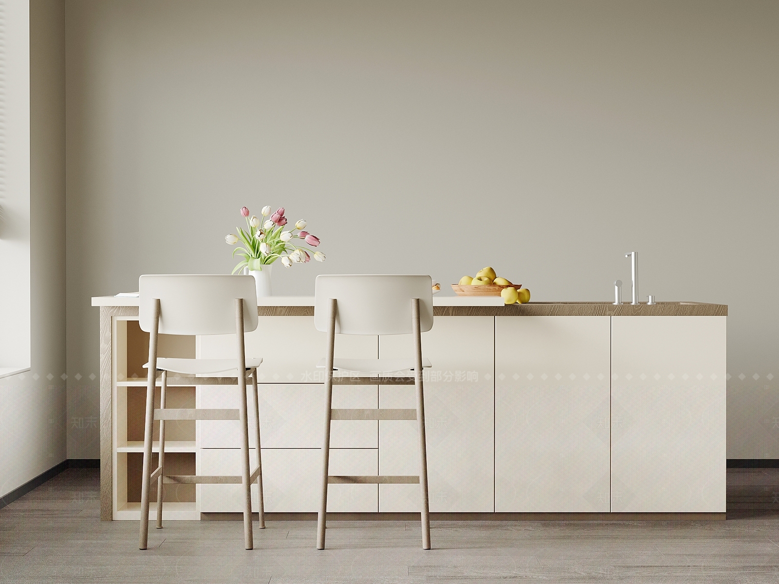 现代岛台SU模型下载【ID:1205769513】