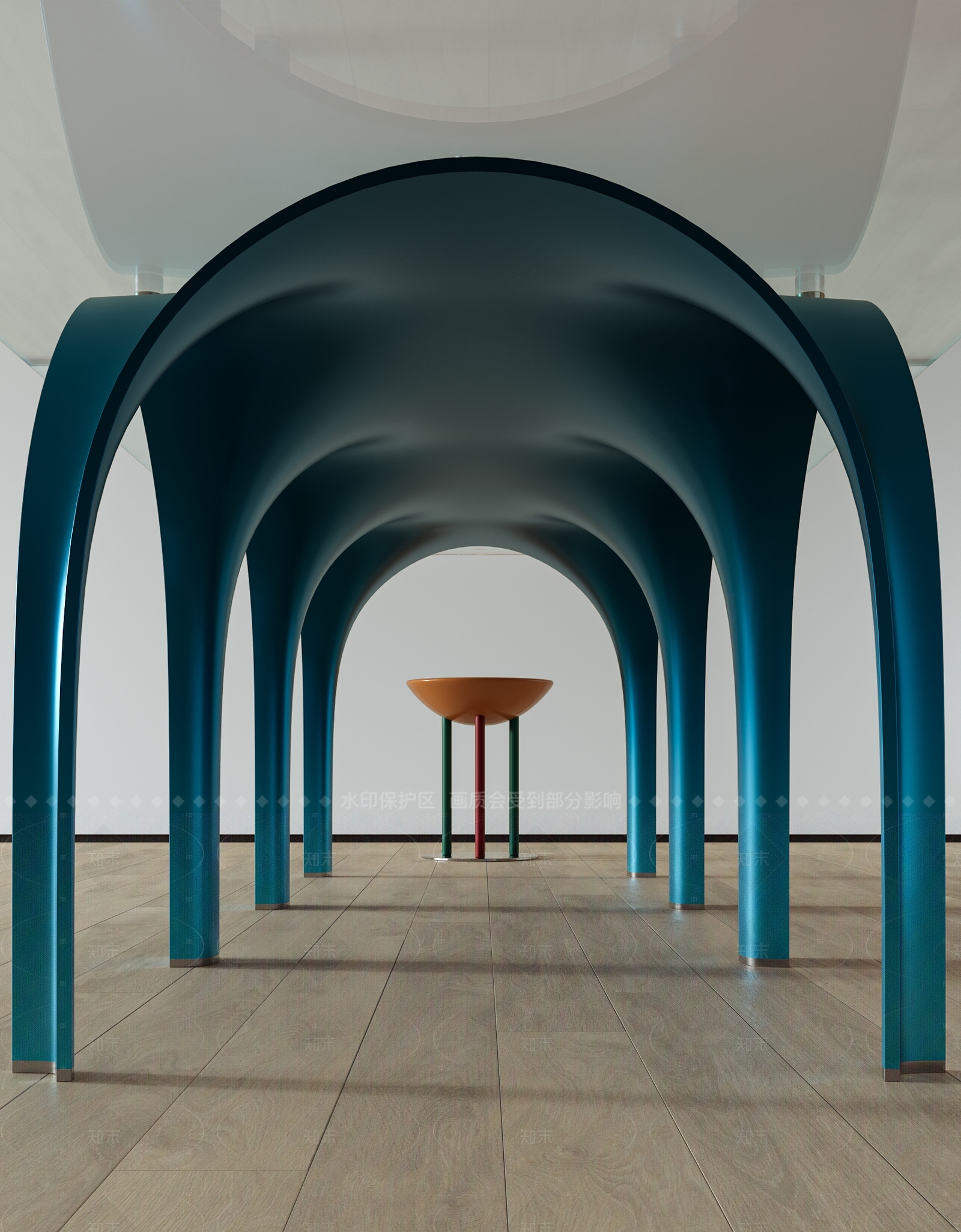 现代餐桌椅3D模型下载【ID:1205769721】