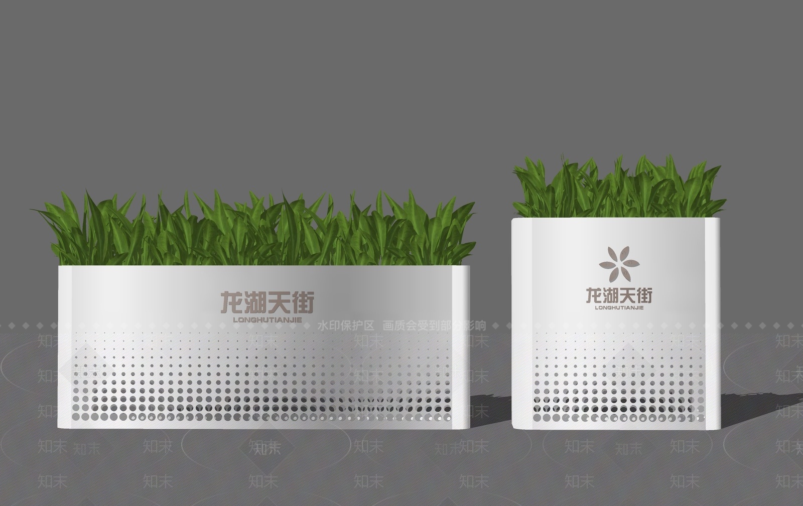 现代花箱SU模型下载【ID:1205769737】