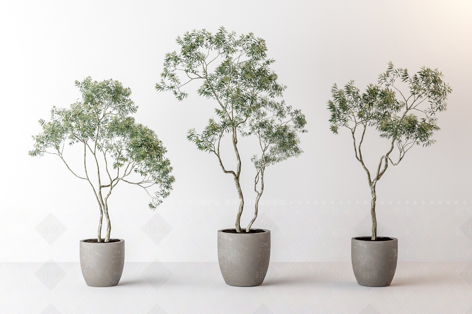 盆栽盆景SU模型下载【ID:1205770809】