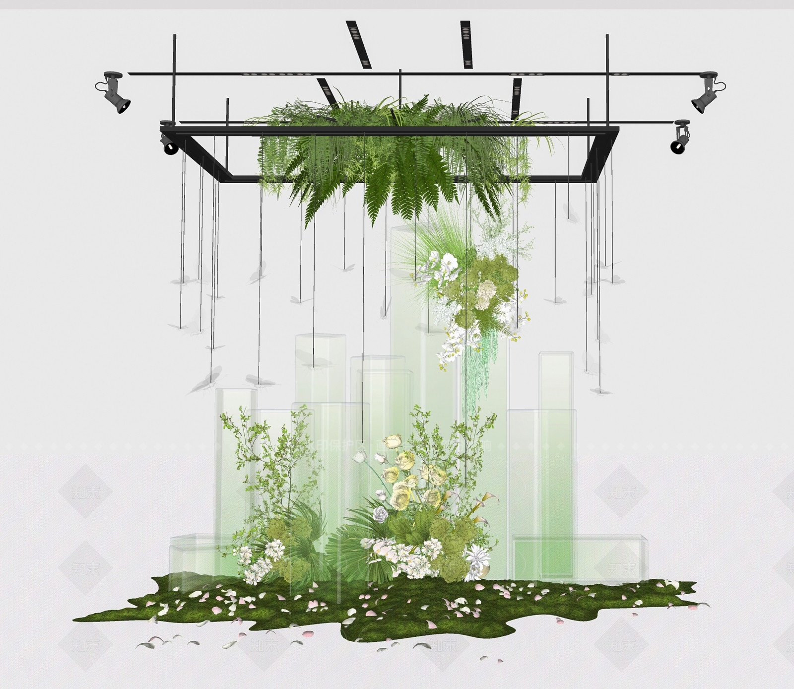 现代艺术装置SU模型下载【ID:1205779020】