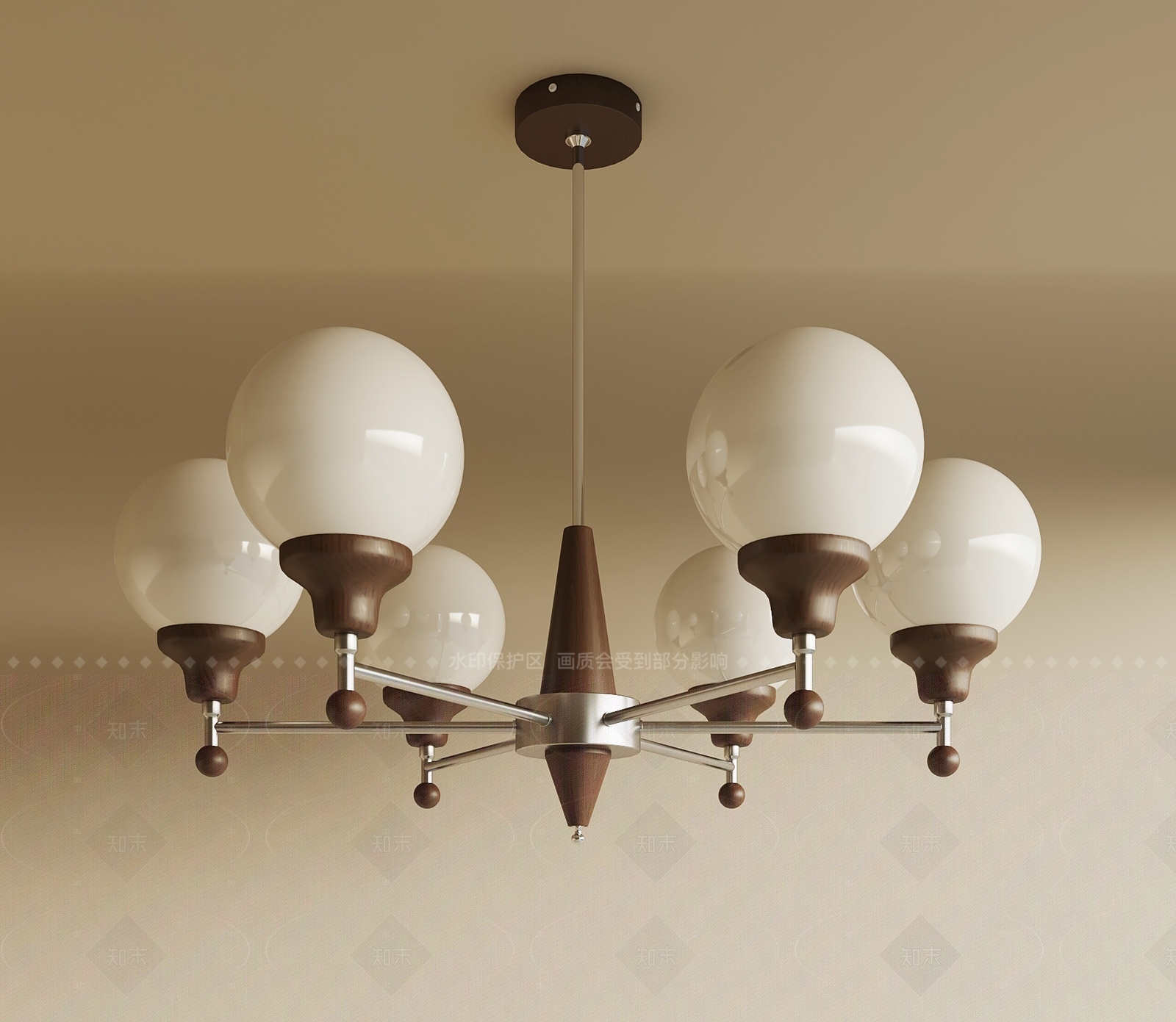 法式中古吊灯3D模型下载【ID:1205783544】