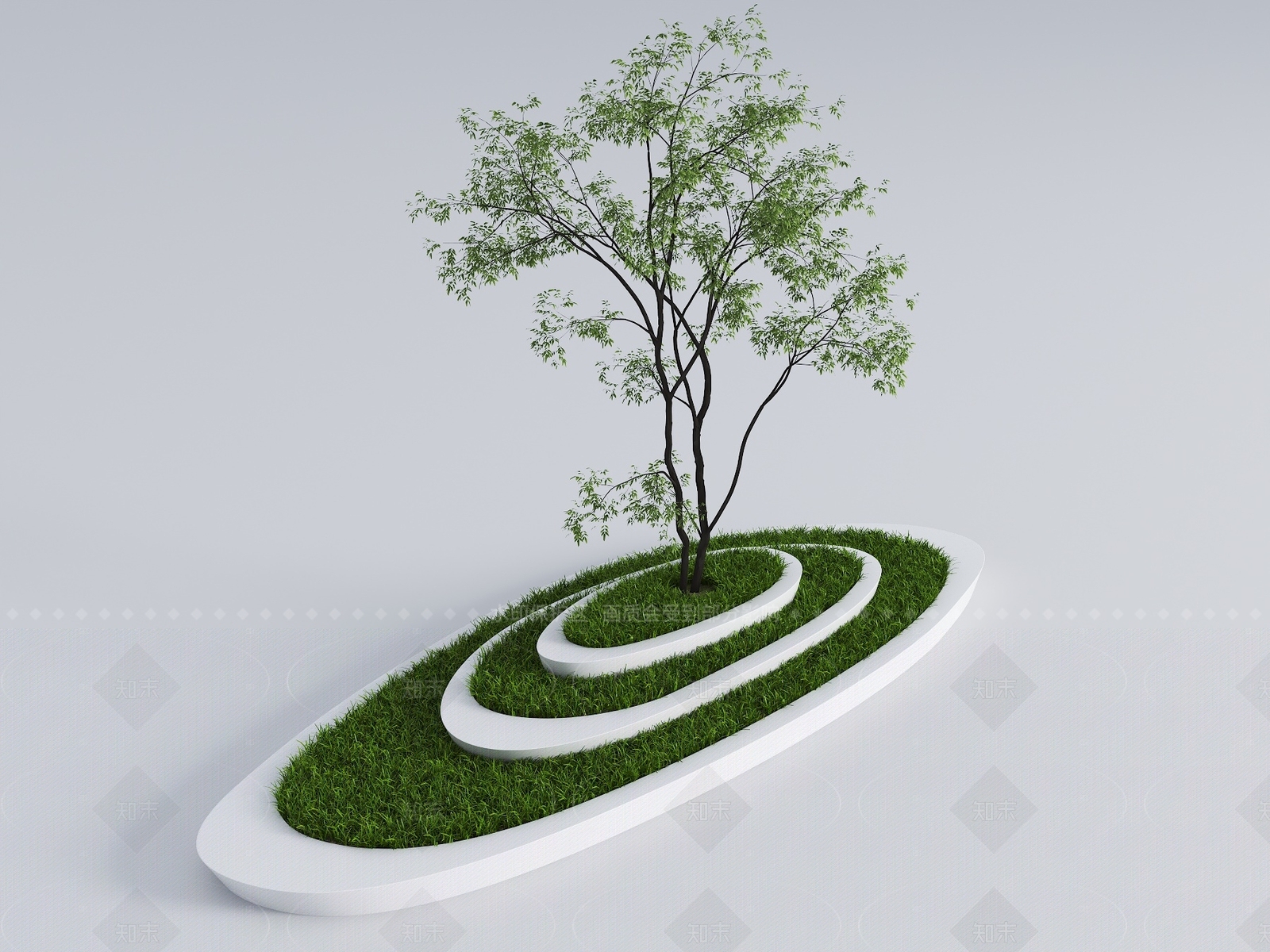 树池3D模型下载【ID:1205785182】