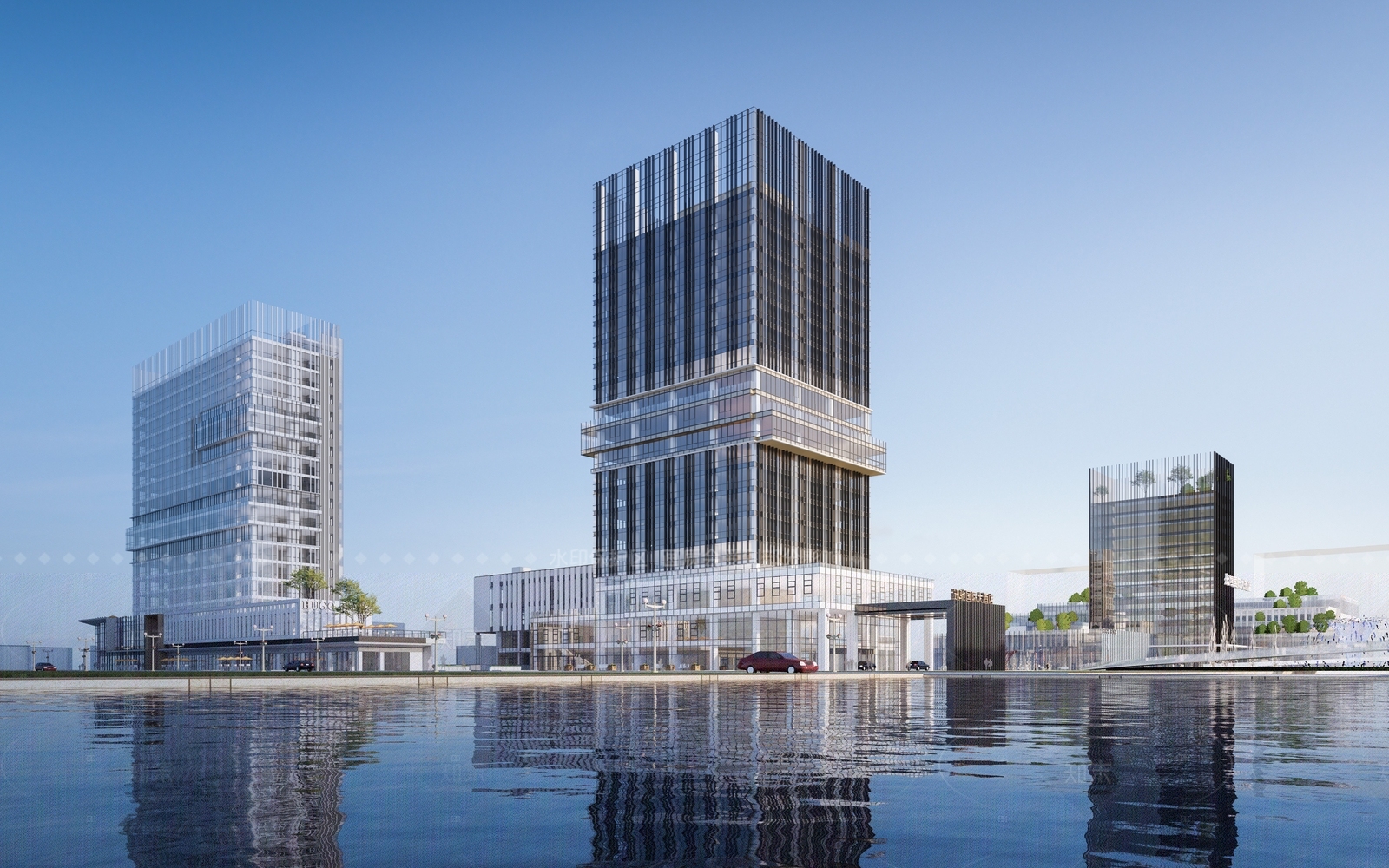 现代其他商业建筑SU模型下载【ID:1205788618】