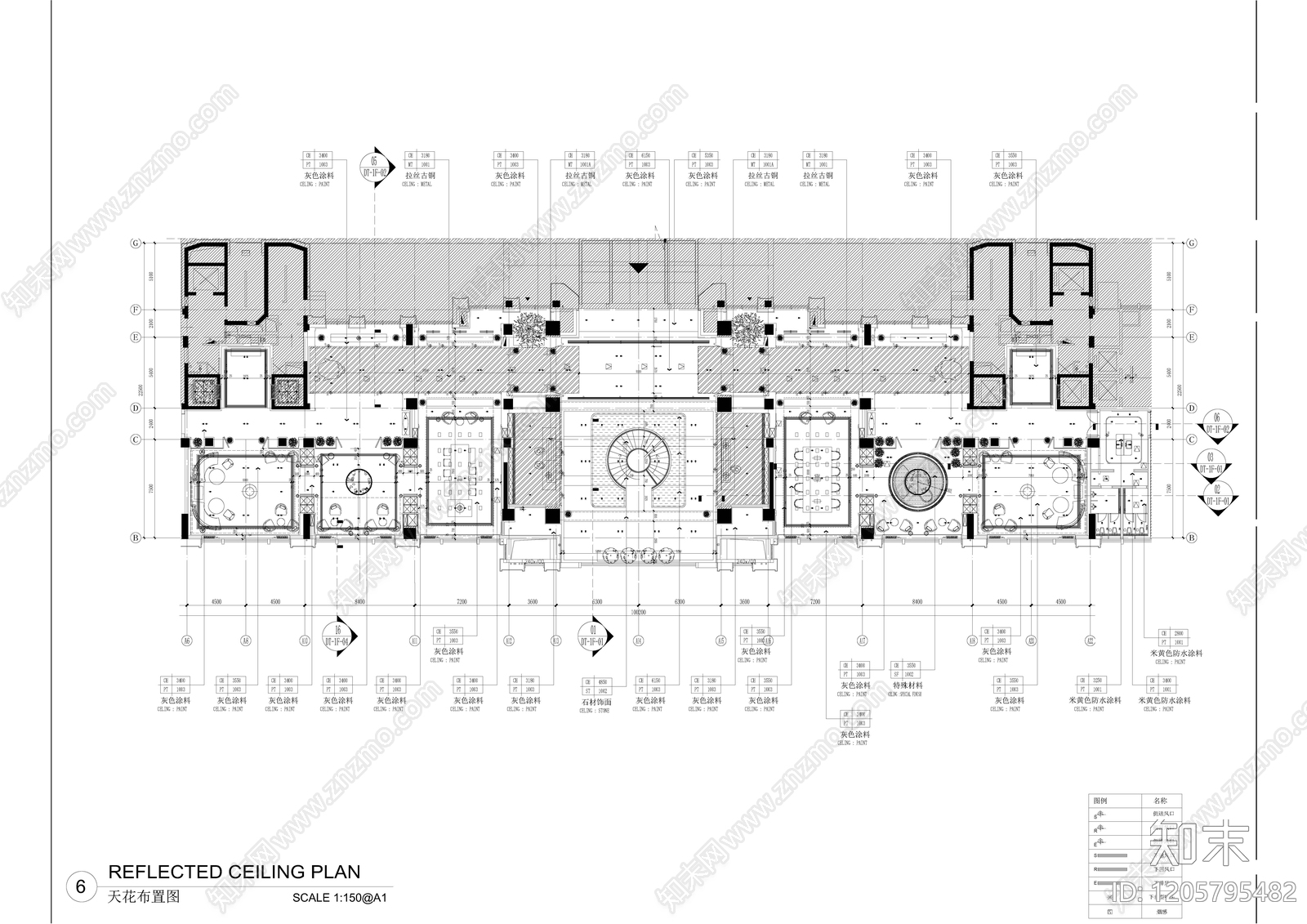 现代其他工装空间cad施工图下载【ID:1205795482】