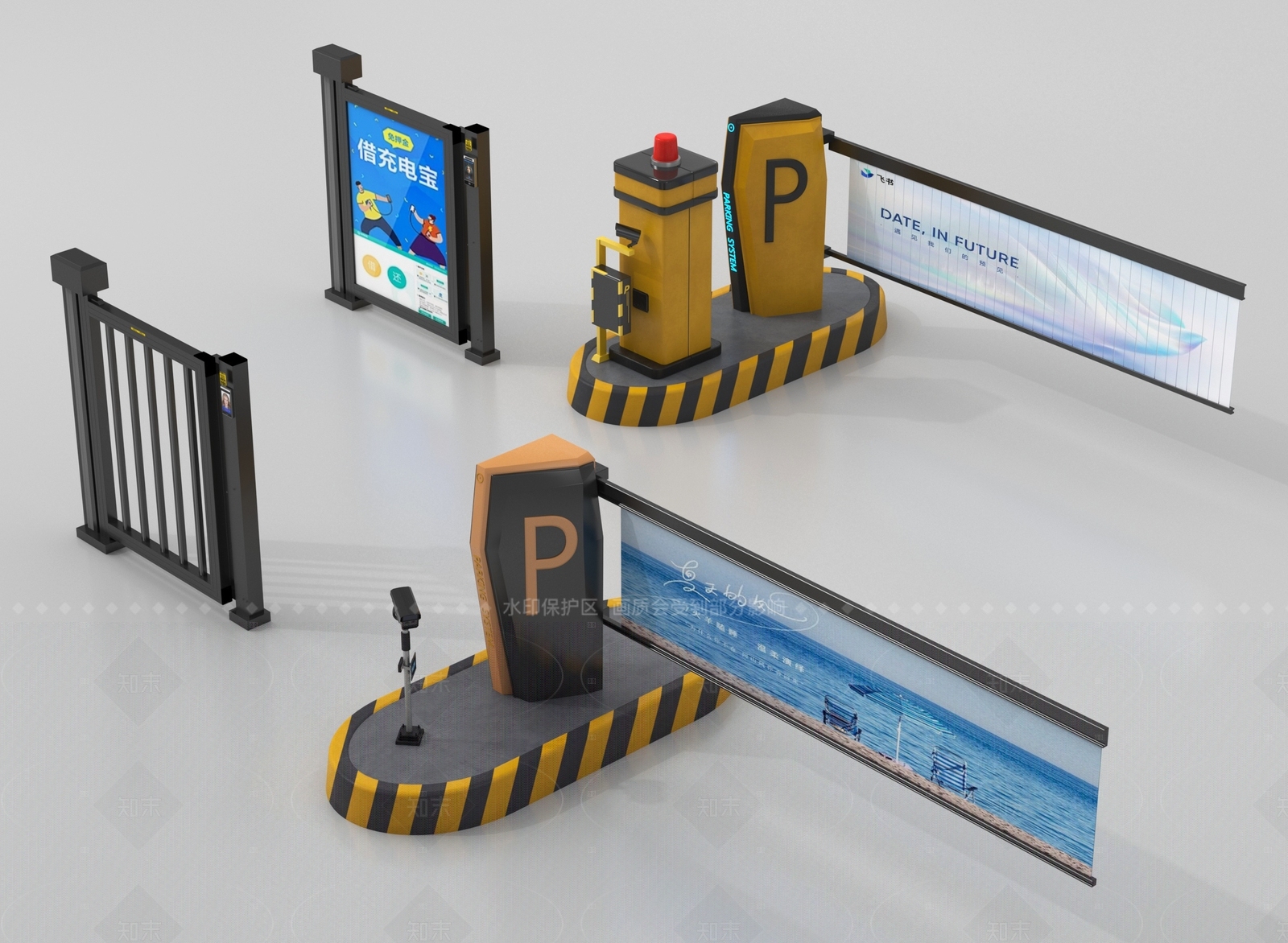 公用器材3D模型下载【ID:1205796936】