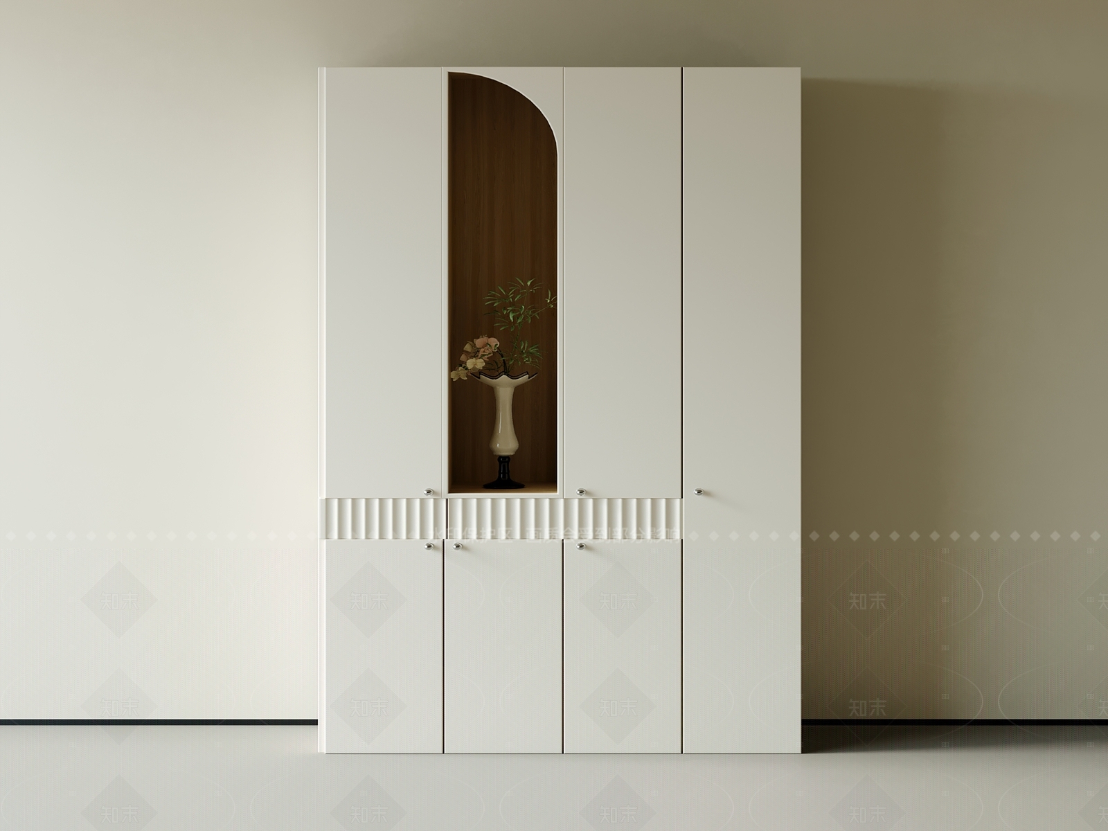 现代鞋柜3D模型下载【ID:1205799989】