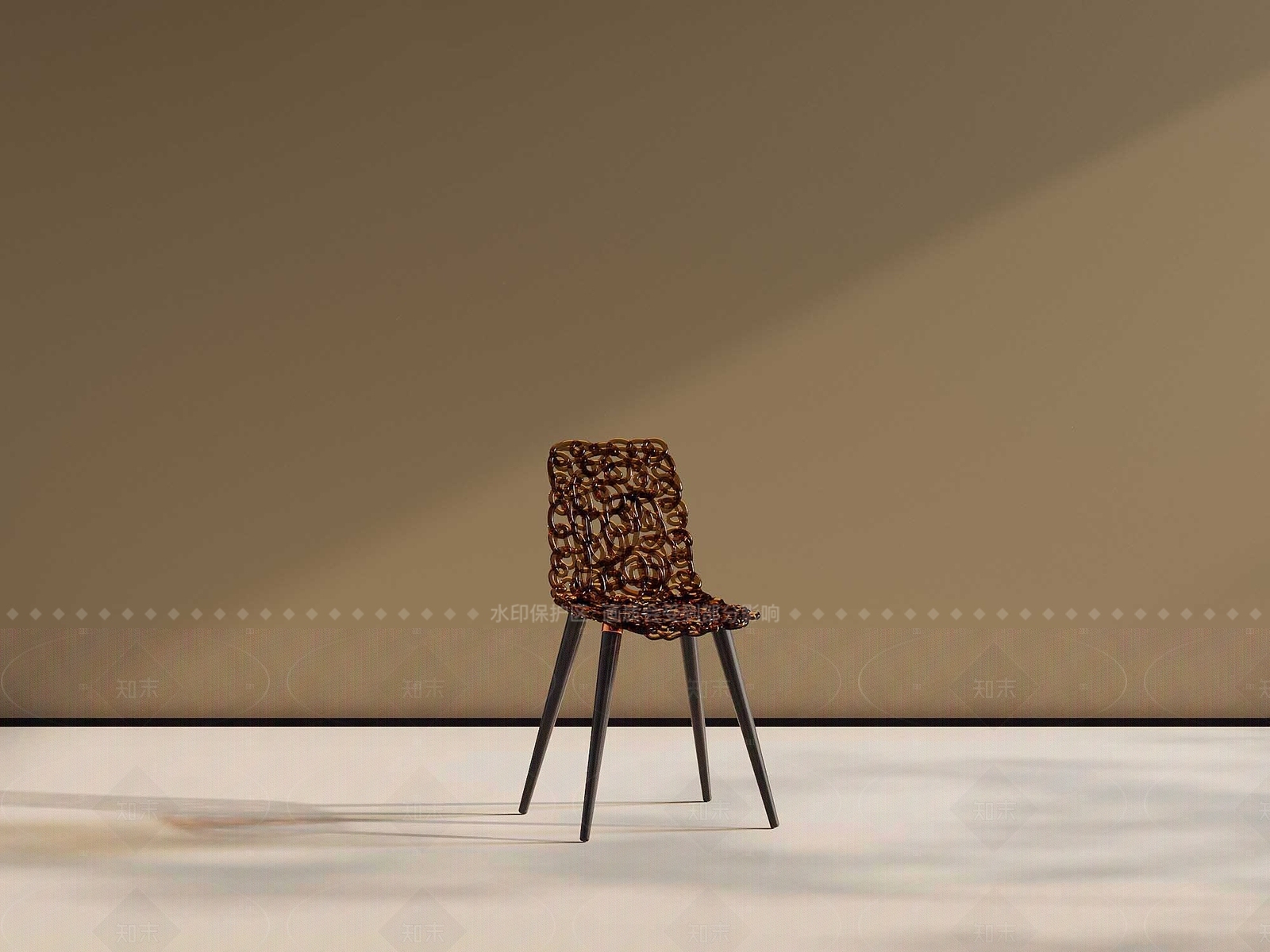 现代轻奢休闲椅3D模型下载【ID:1205801558】