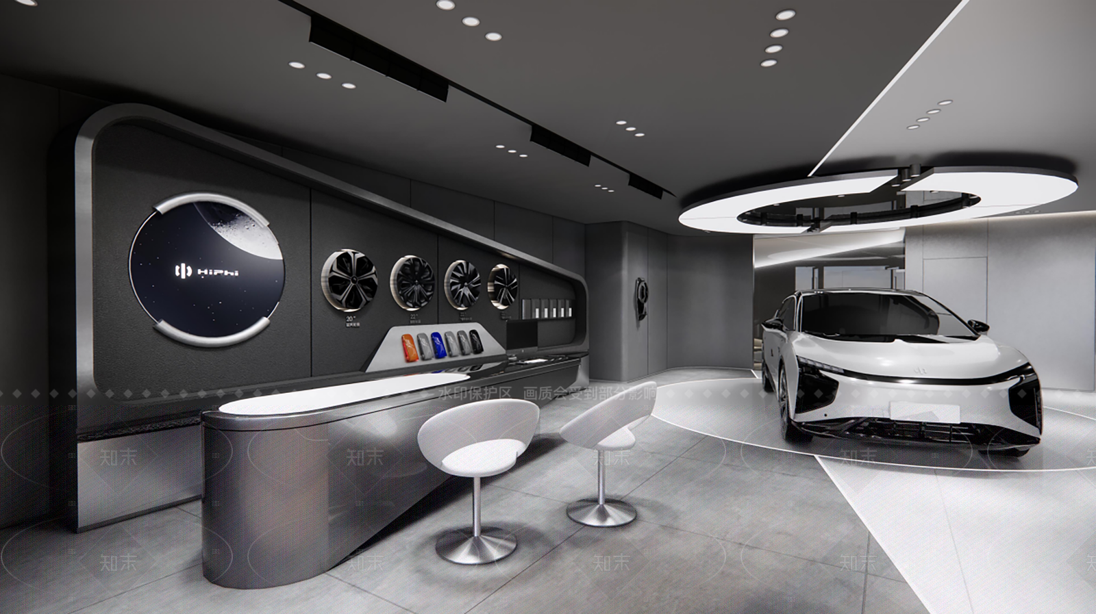 现代工业汽车4S店SU模型下载【ID:1205802783】