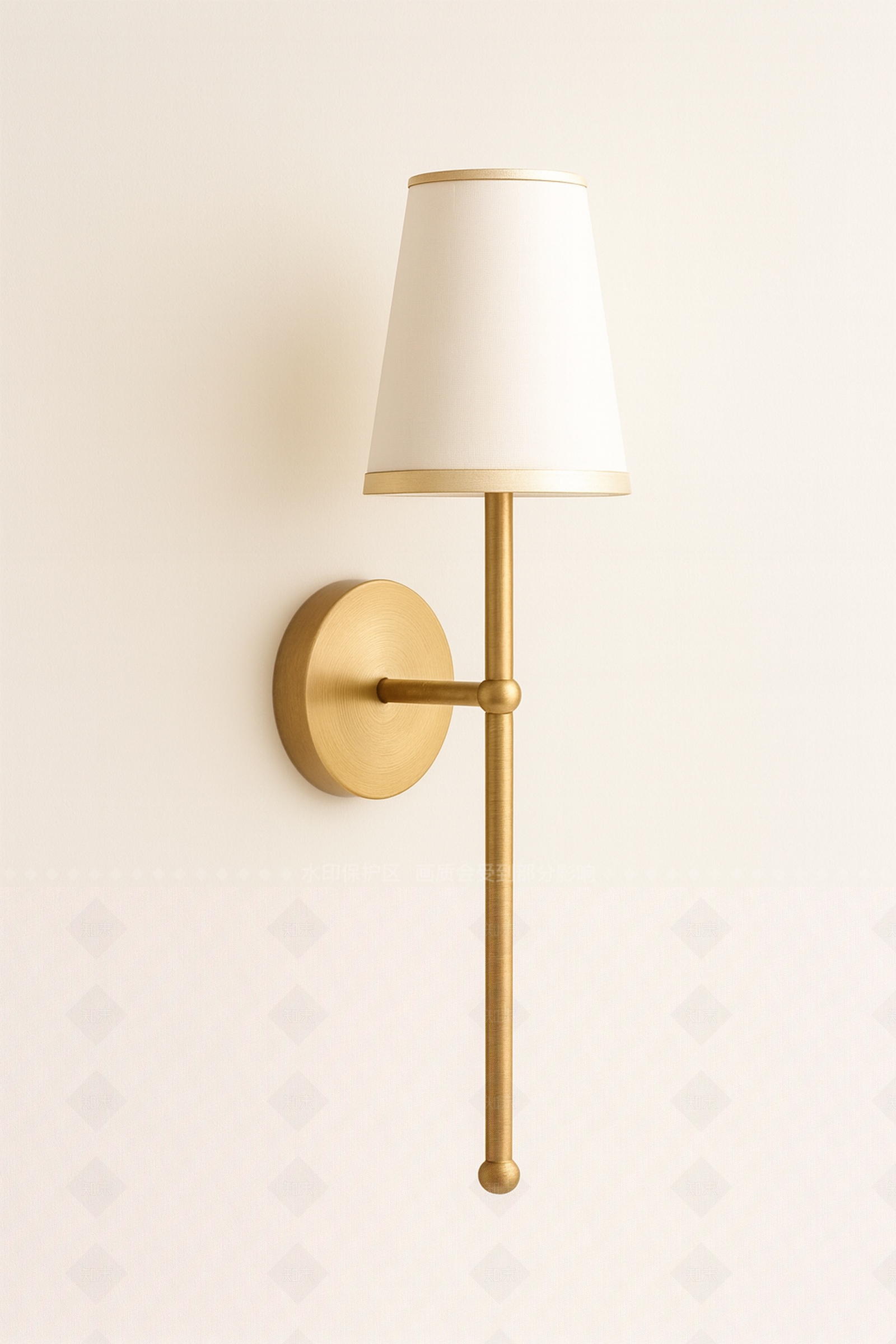 美式轻奢壁灯SU模型下载【ID:1205820187】