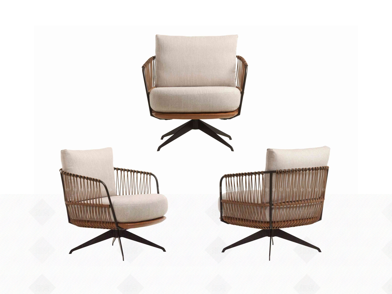 极简简约休闲椅SU模型下载【ID:1205820426】