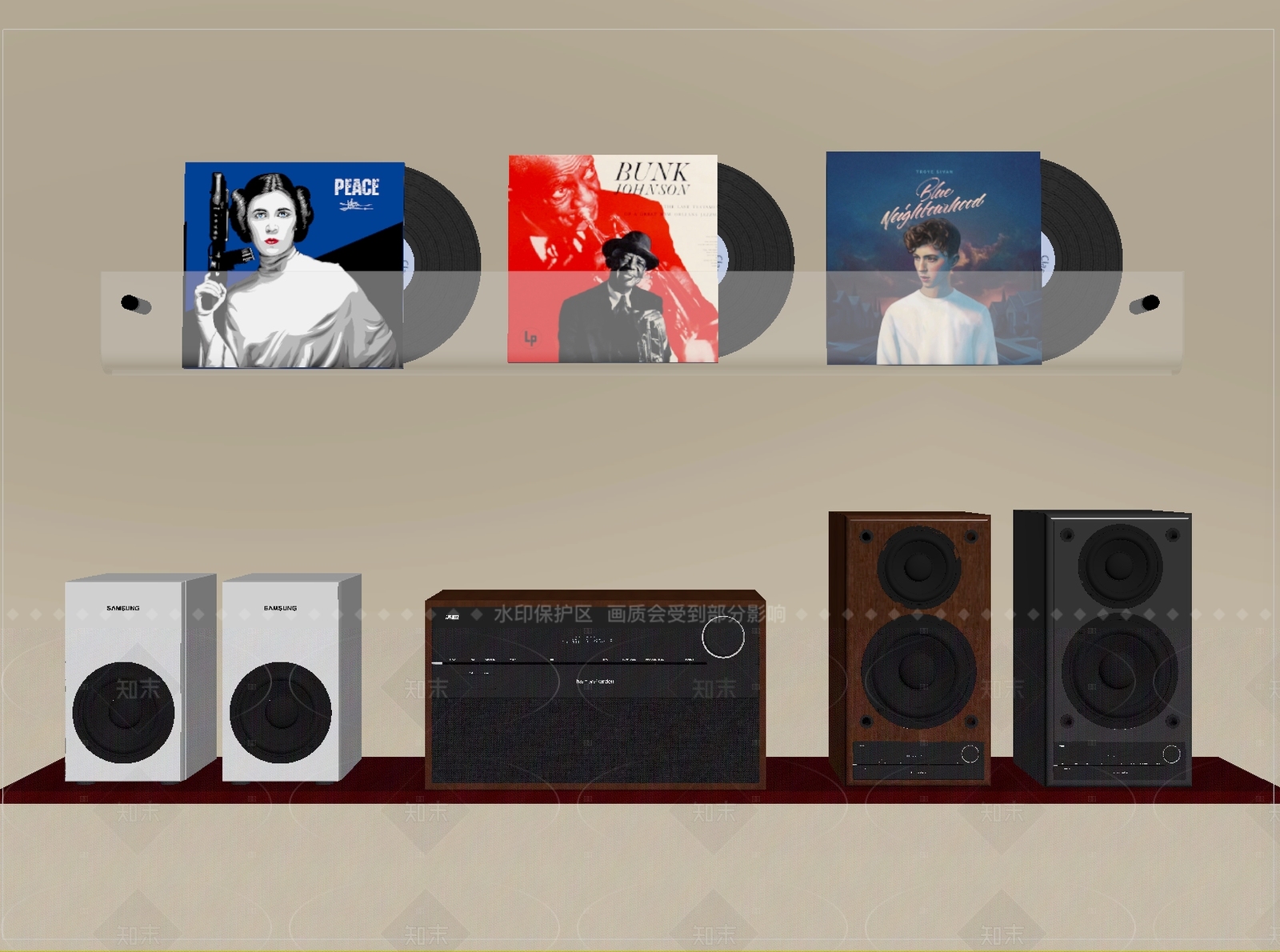 音响SU模型下载【ID:1205823023】