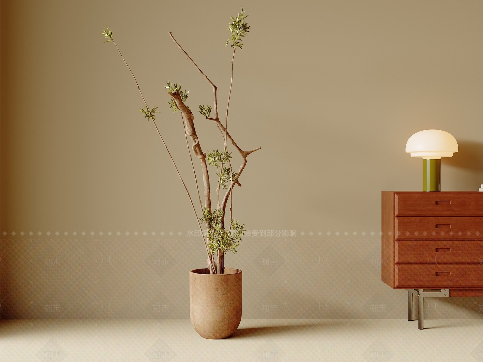 盆栽3D模型下载【ID:1205824649】