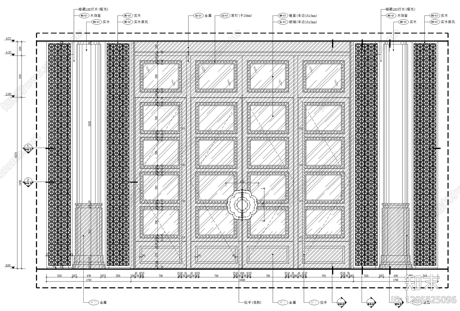 外门系统施工图下载【ID:1205825096】