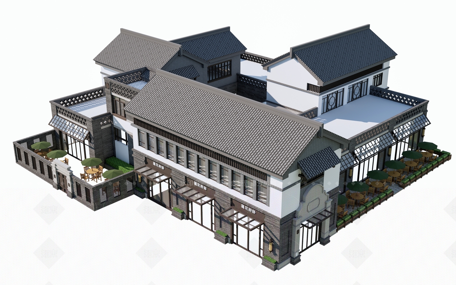 现代其他景观小建筑SU模型下载【ID:1205825842】