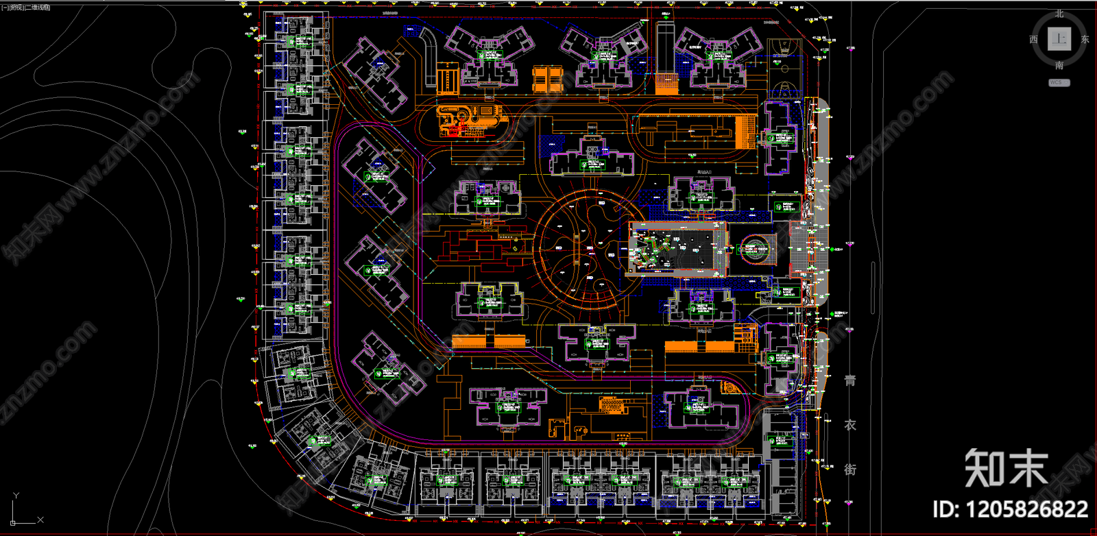 景观平面图施工图下载【ID:1205826822】