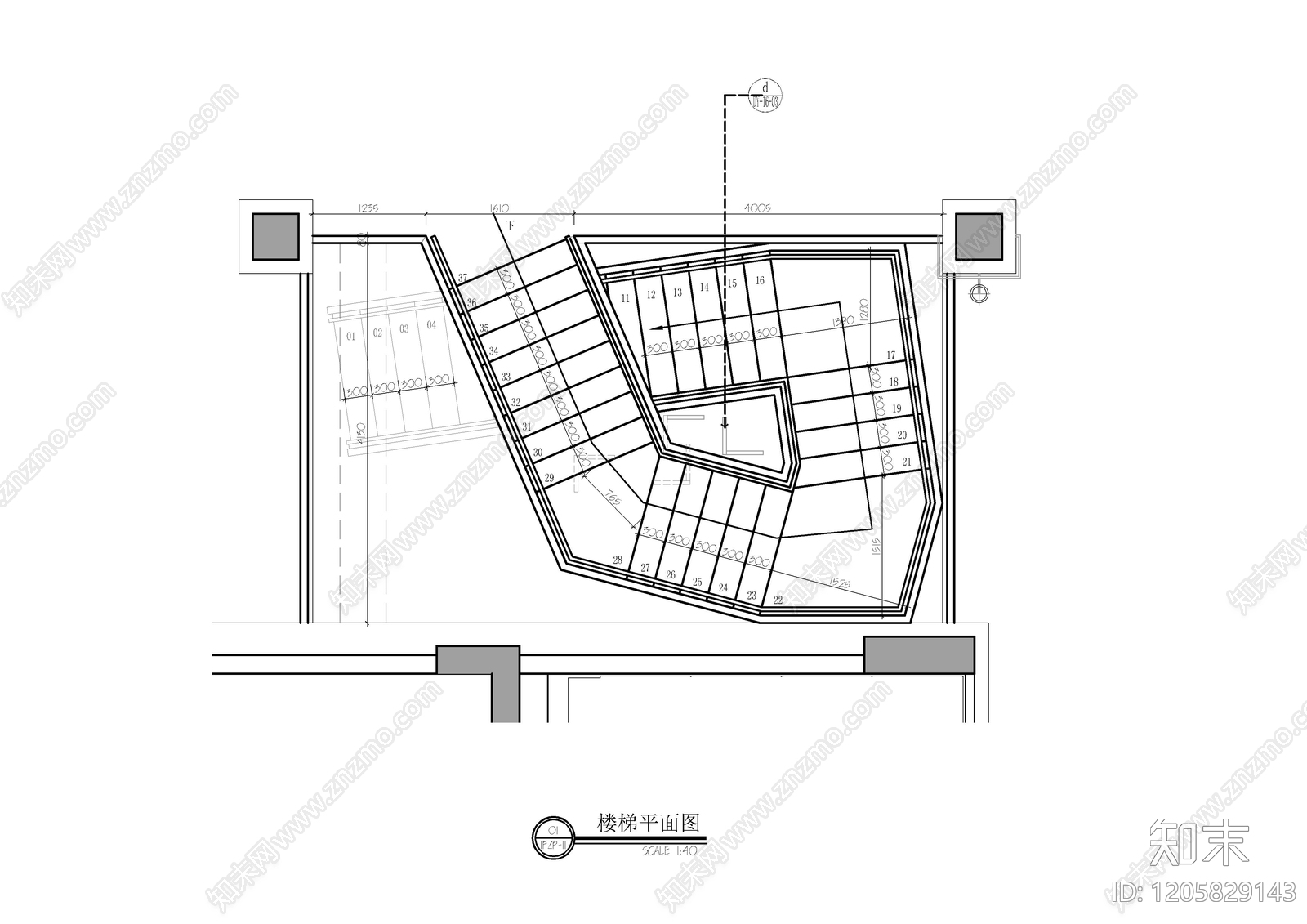 现代其他工装空间cad施工图下载【ID:1205829143】