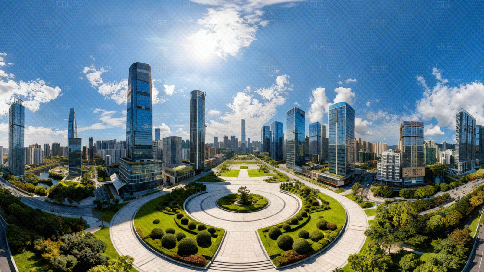 现代小区HDR贴图下载【ID:1205832656】