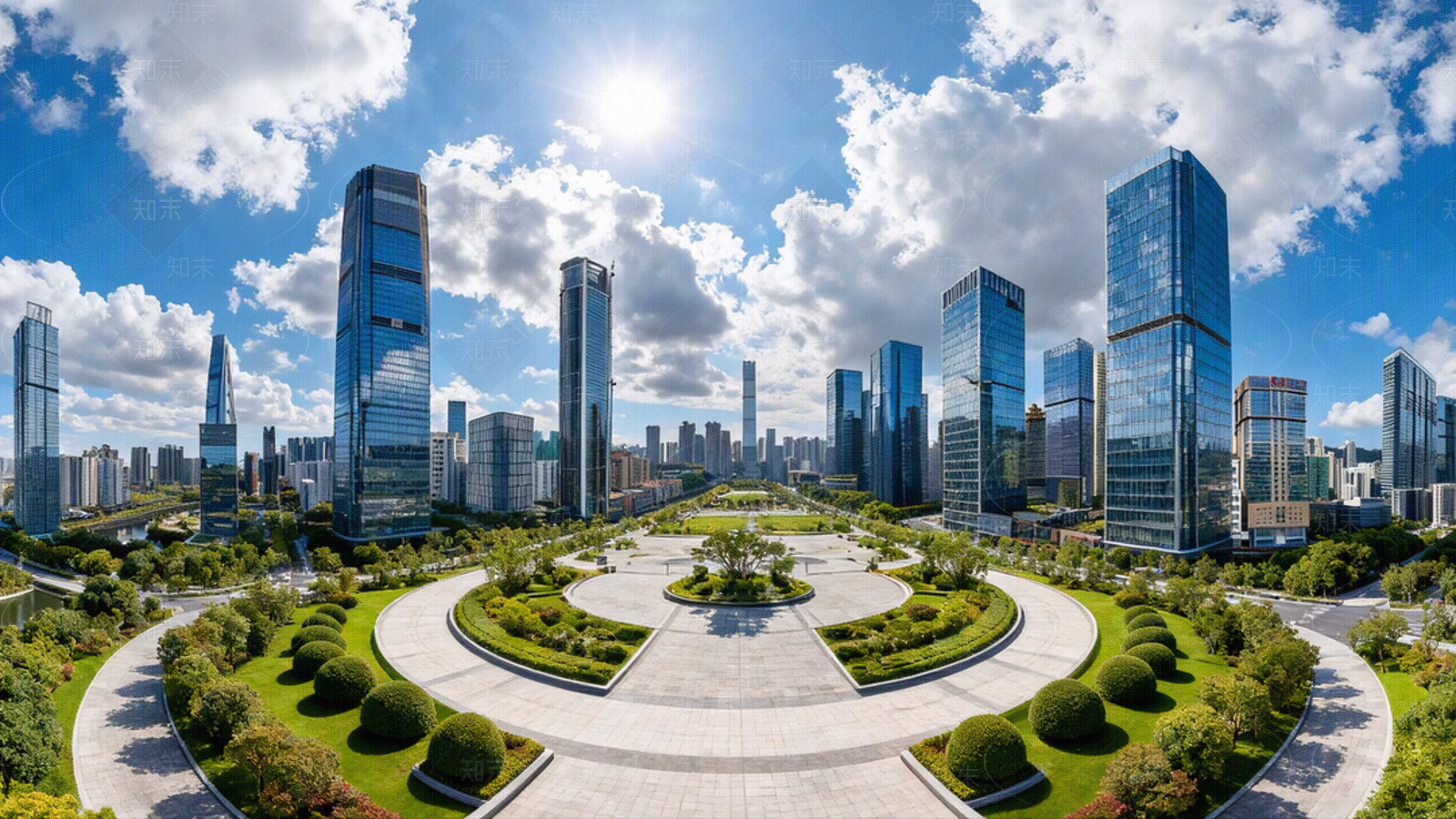 现代小区HDR贴图下载【ID:1205836198】