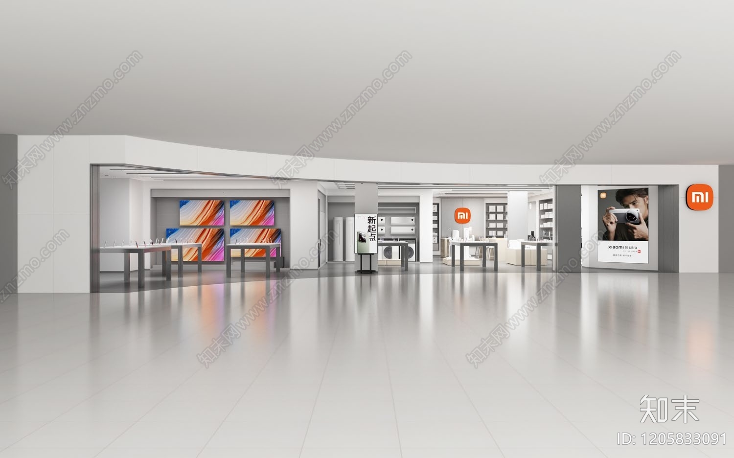 现代商场cad施工图下载【ID:1205833091】
