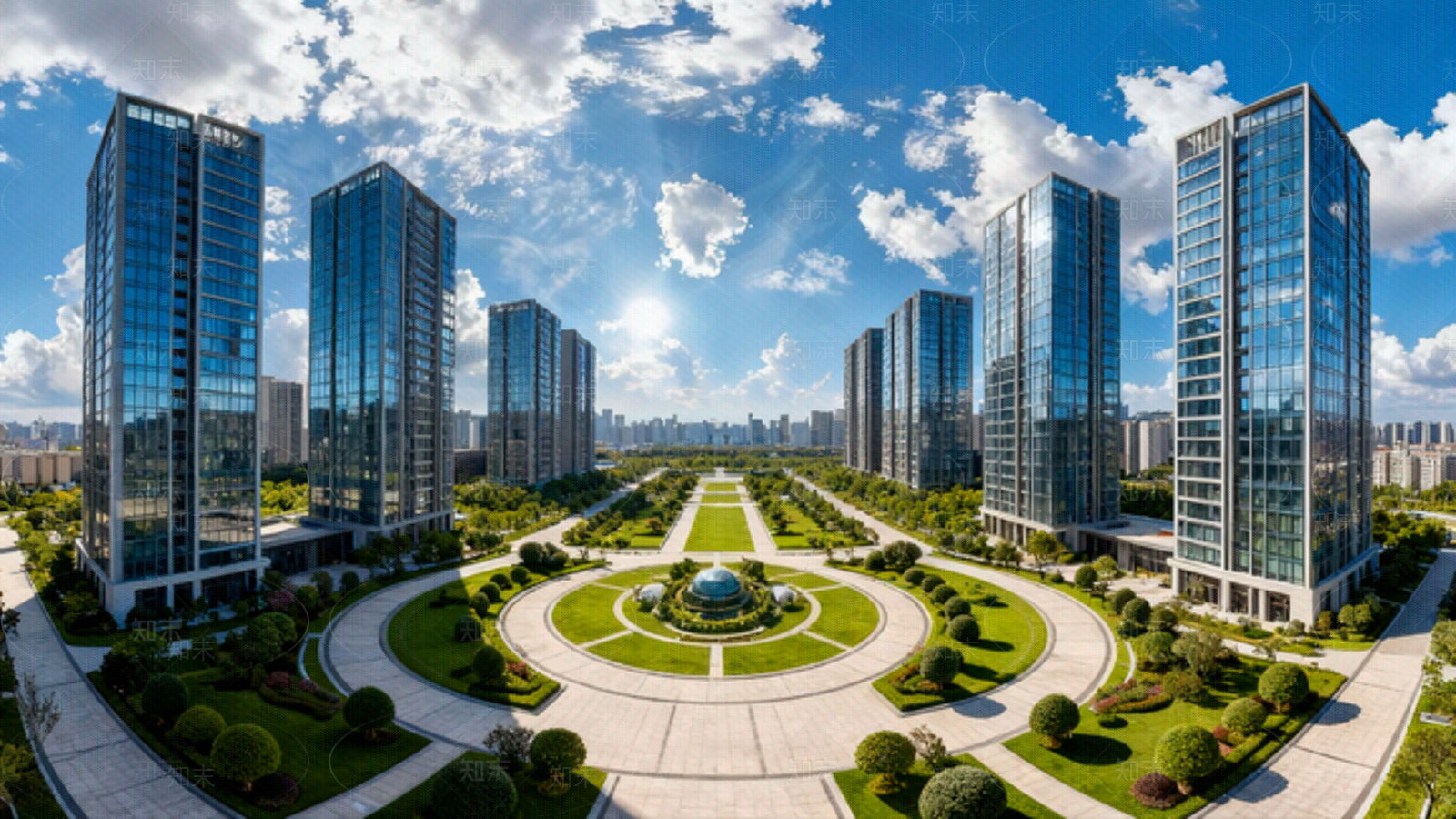 现代小区HDR贴图下载【ID:1205836275】