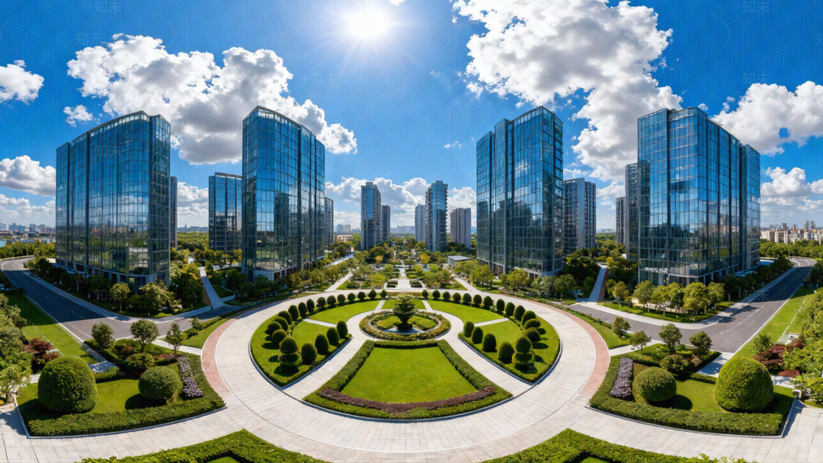 现代小区HDR贴图下载【ID:1205838516】