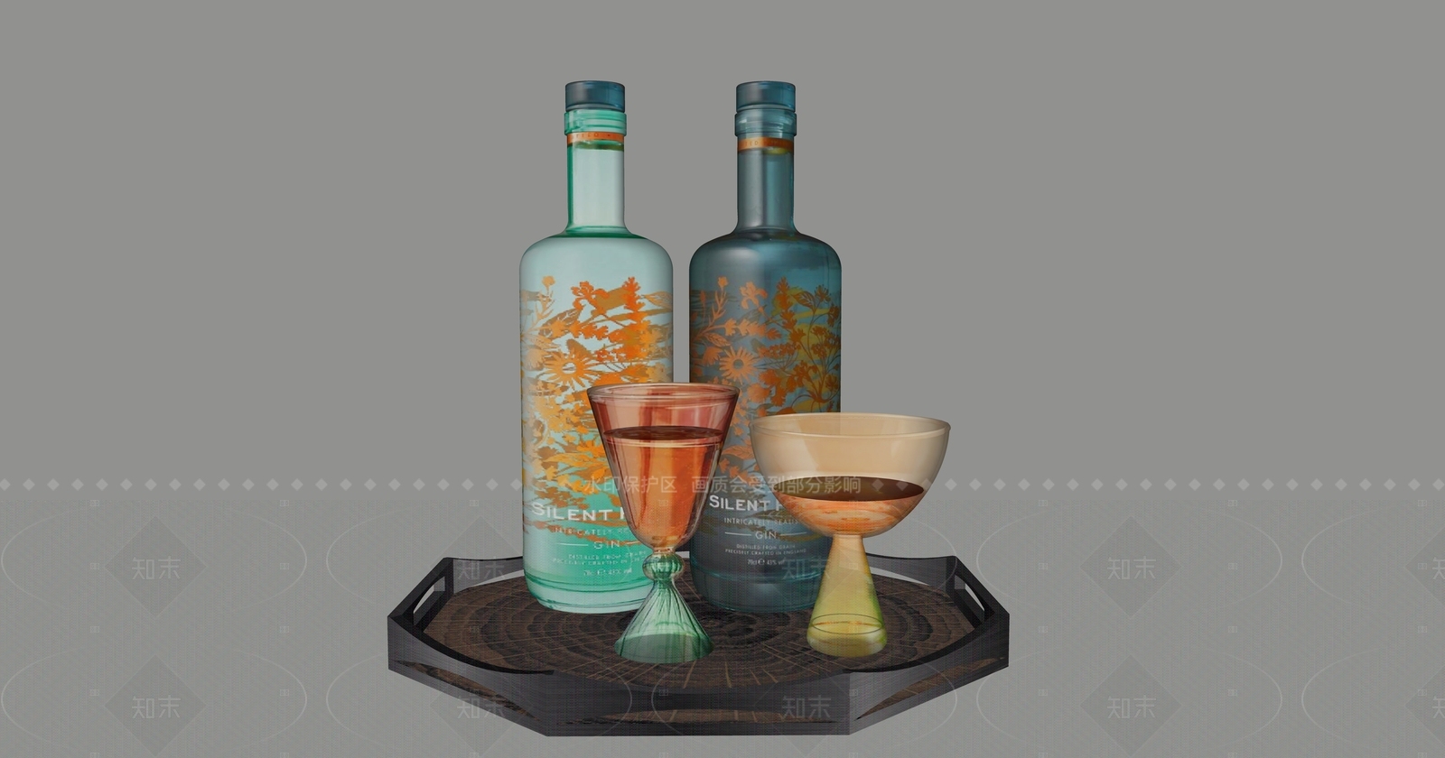 酒具SU模型下载【ID:1205846325】