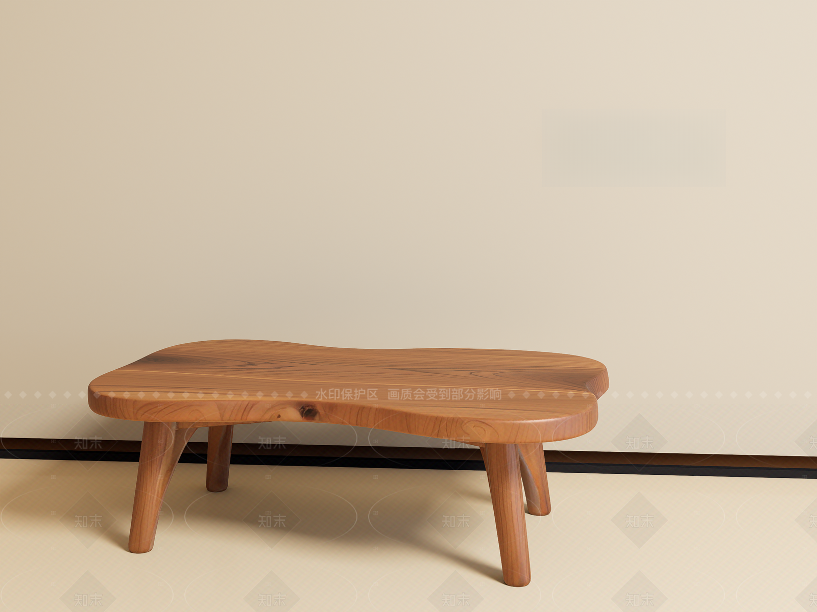 现代餐桌3D模型下载【ID:1205845063】