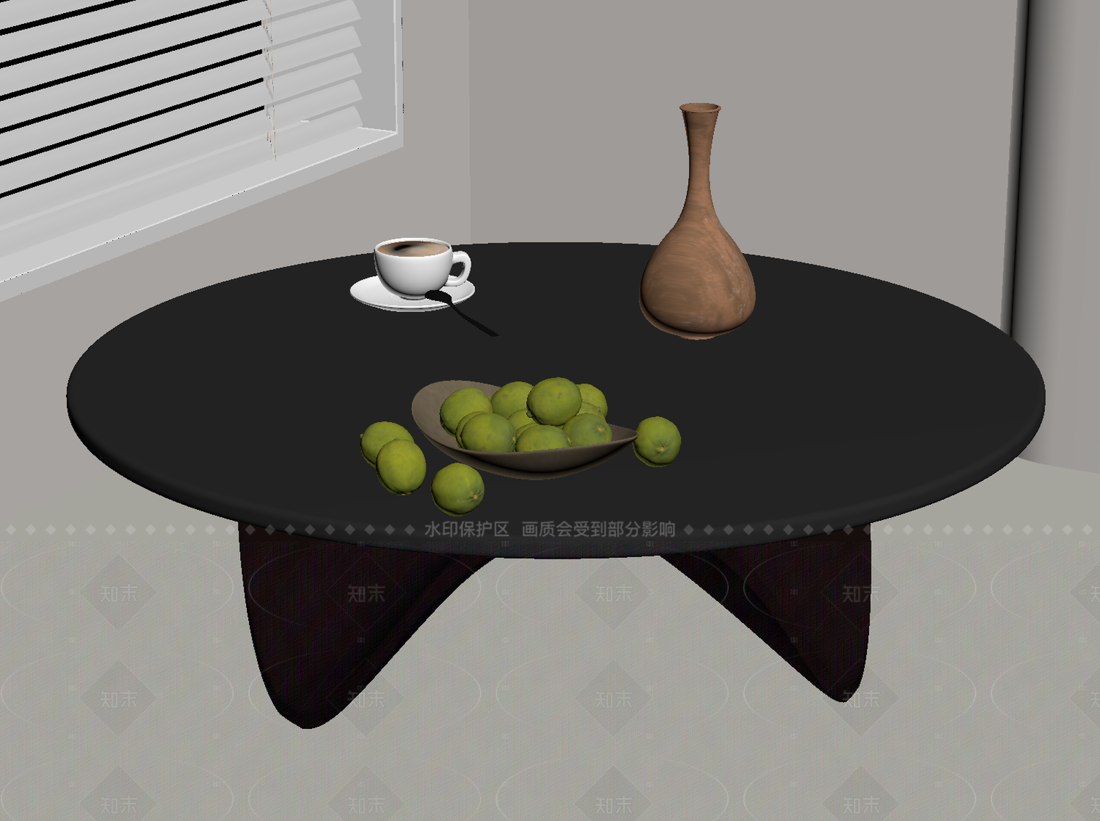 现代意式茶几SU模型下载【ID:1205846517】