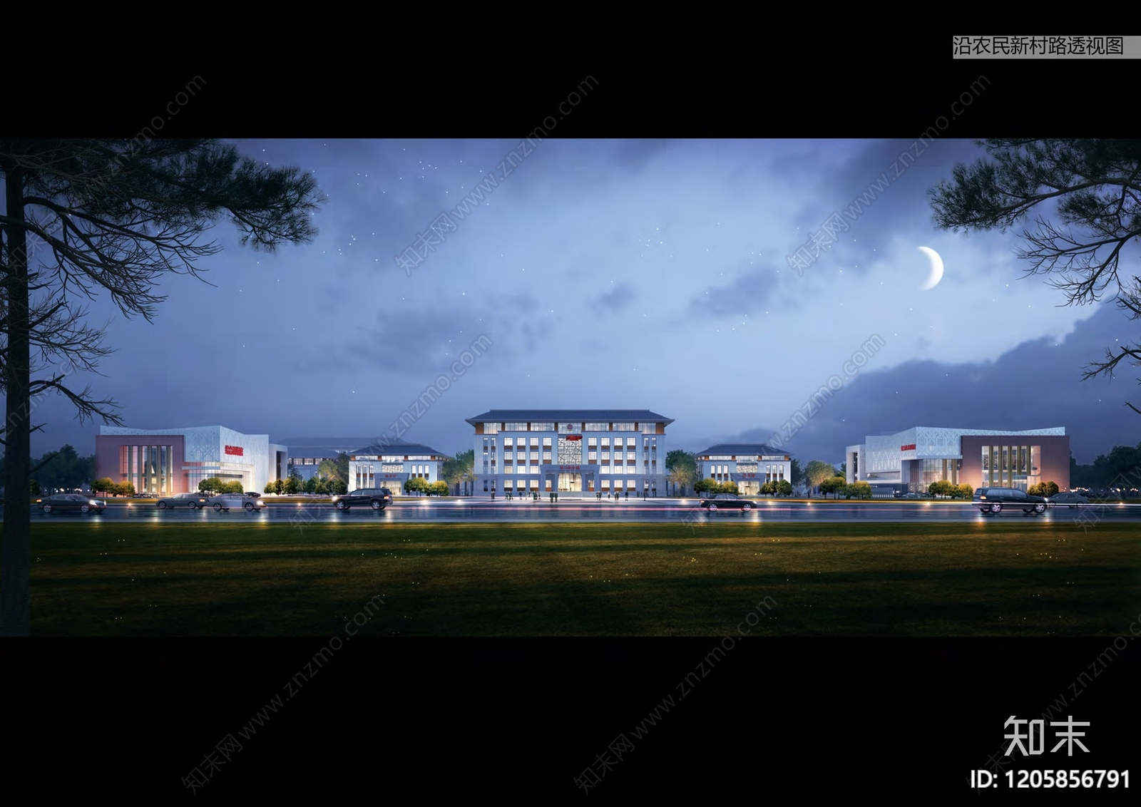 新中式其他学校建筑下载【ID:1205856791】