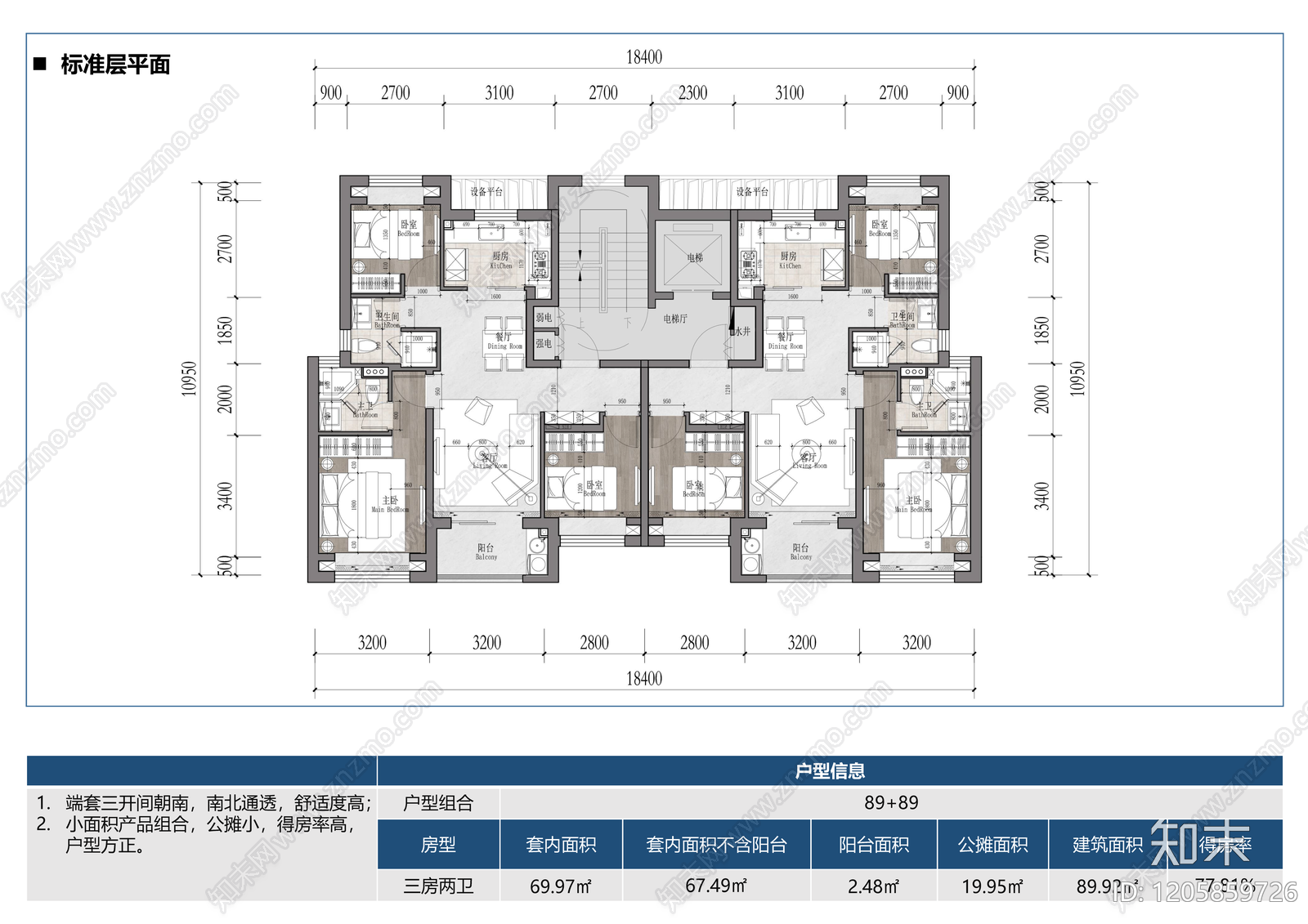 多层住宅施工图下载【ID:1205859726】