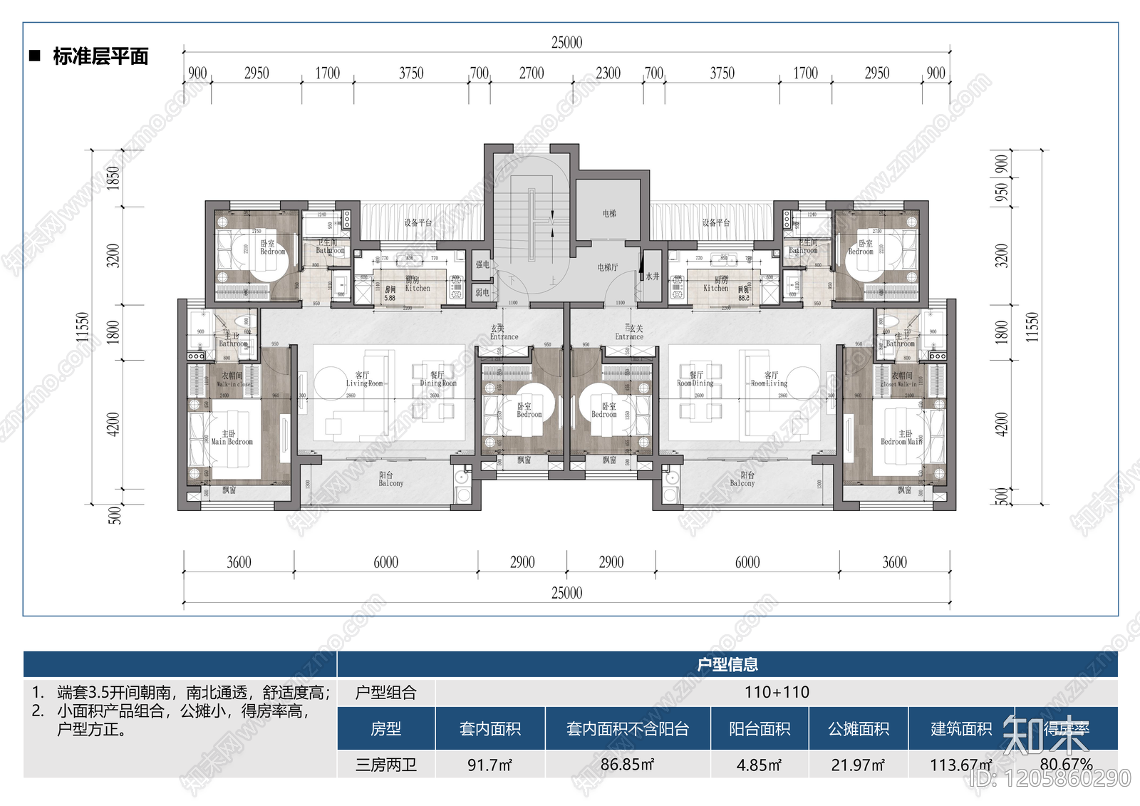多层住宅施工图下载【ID:1205860290】