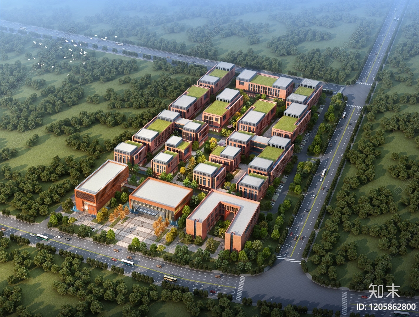 现代新中式其他办公工业建筑下载【ID:1205862800】