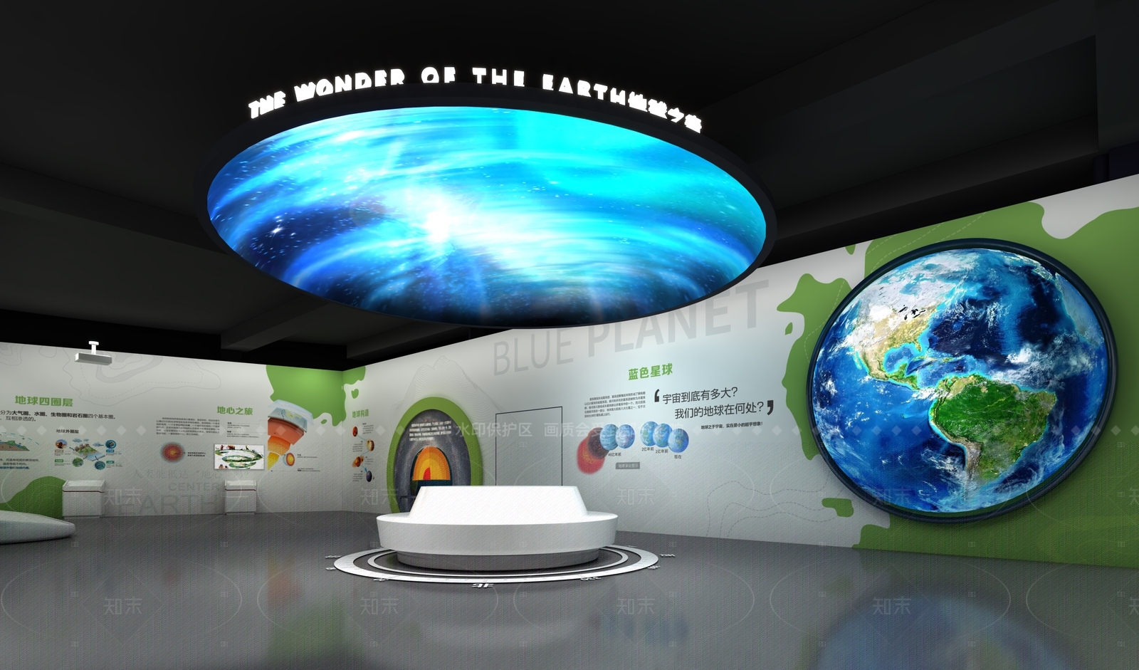 工业现代科技展厅3D模型下载【ID:1205862679】