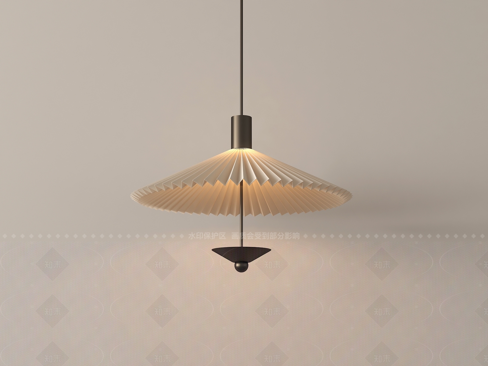 侘寂吊灯3D模型下载【ID:1205862966】