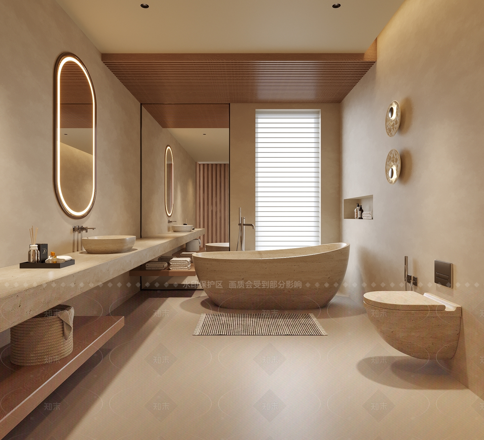 现代卫生间3D模型下载【ID:1205864466】