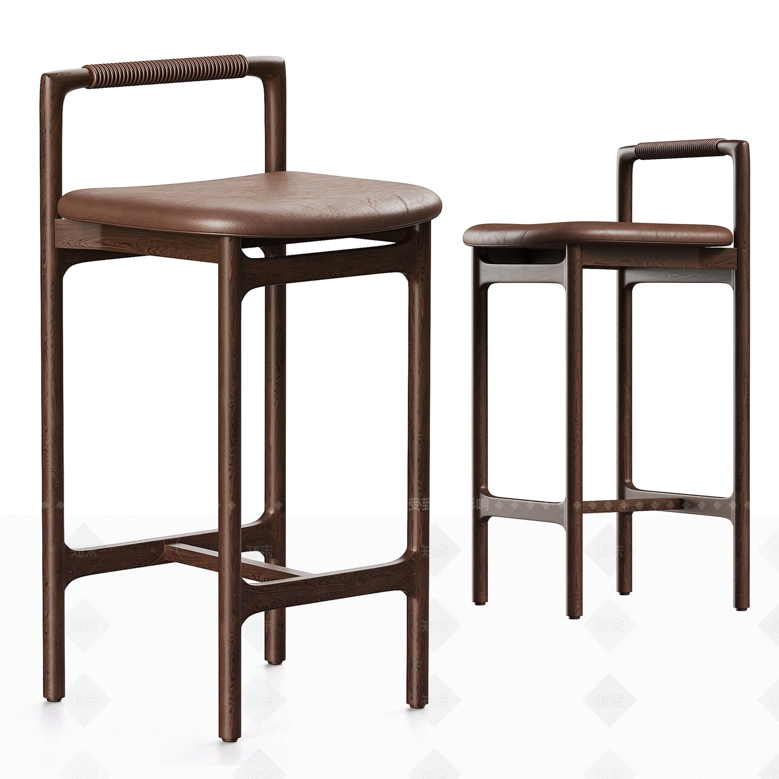 现代吧凳3D模型下载【ID:1205898657】