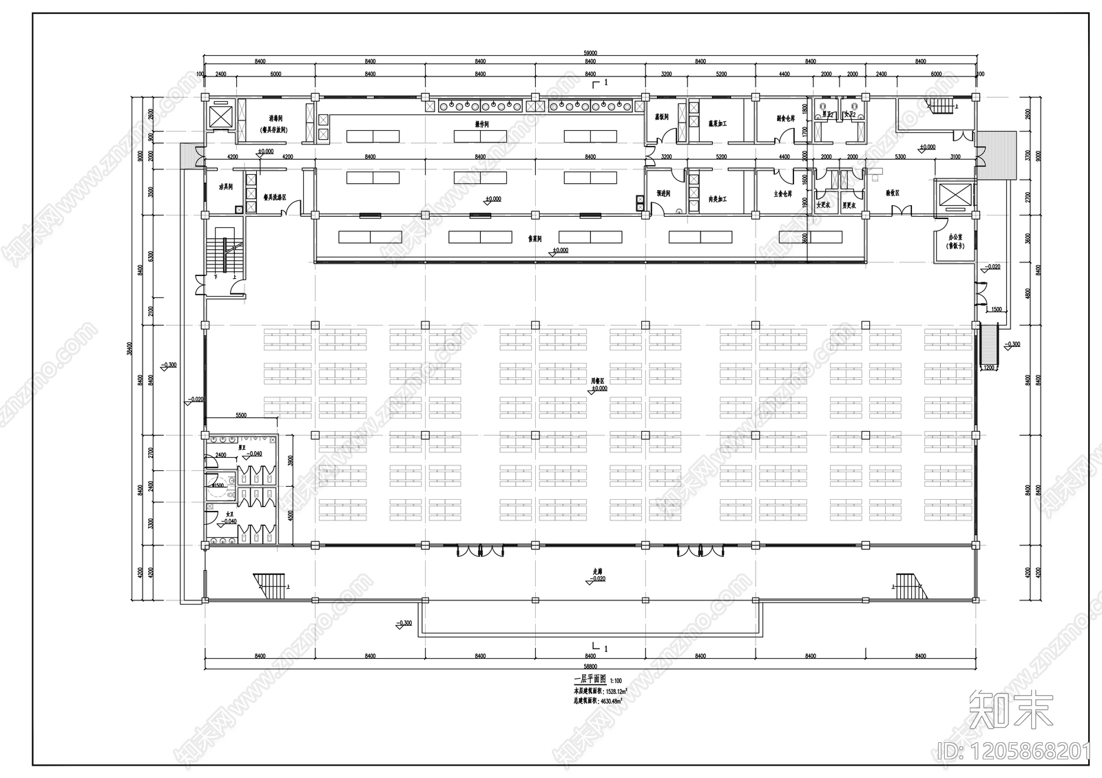 现代其他公共建筑cad施工图下载【ID:1205868201】