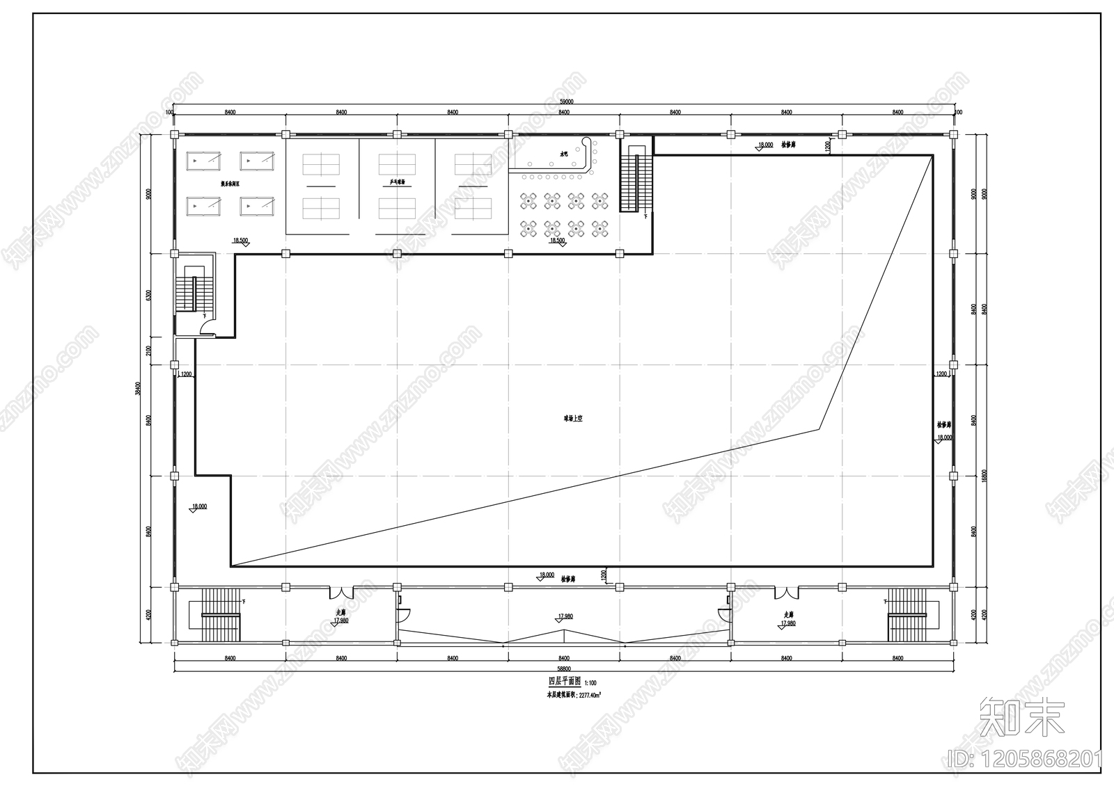 现代其他公共建筑cad施工图下载【ID:1205868201】