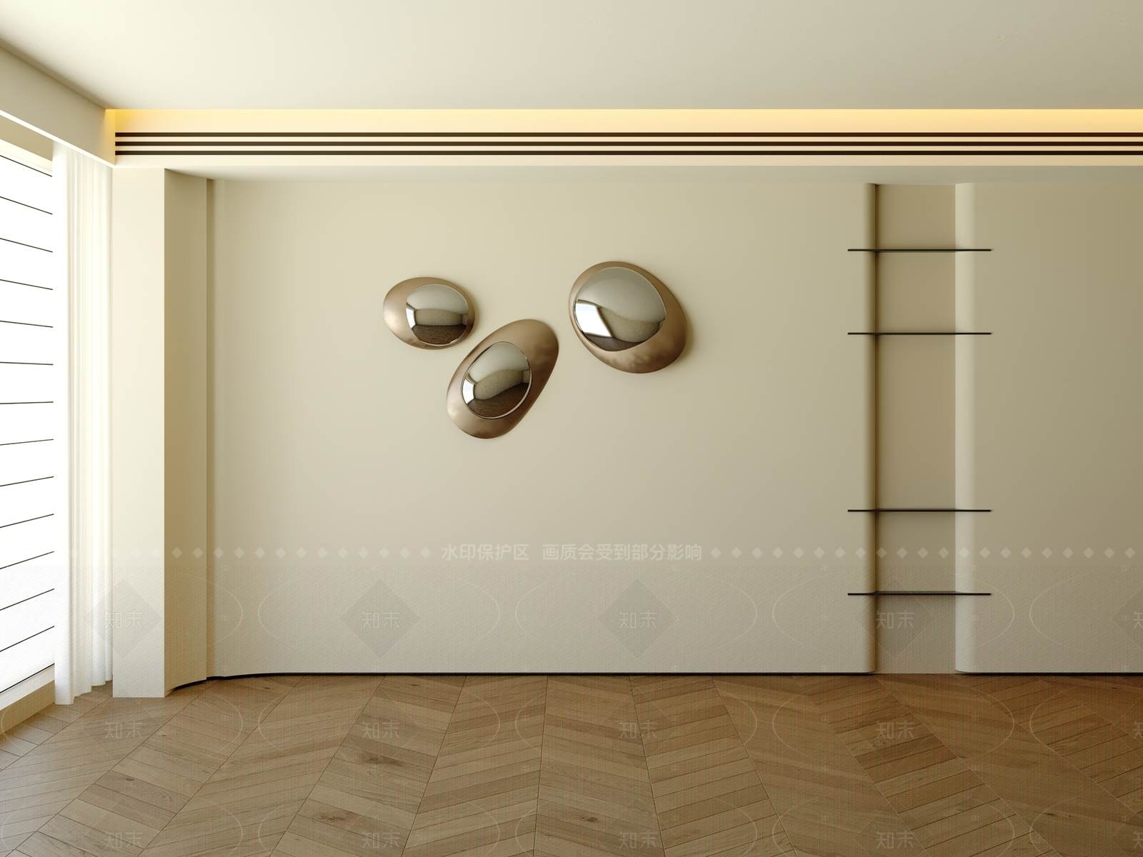 现代沙发背景墙3D模型下载【ID:1205869394】