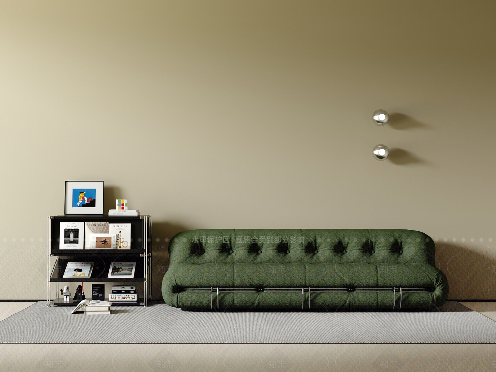 现代沙发组合3D模型下载【ID:1205871222】