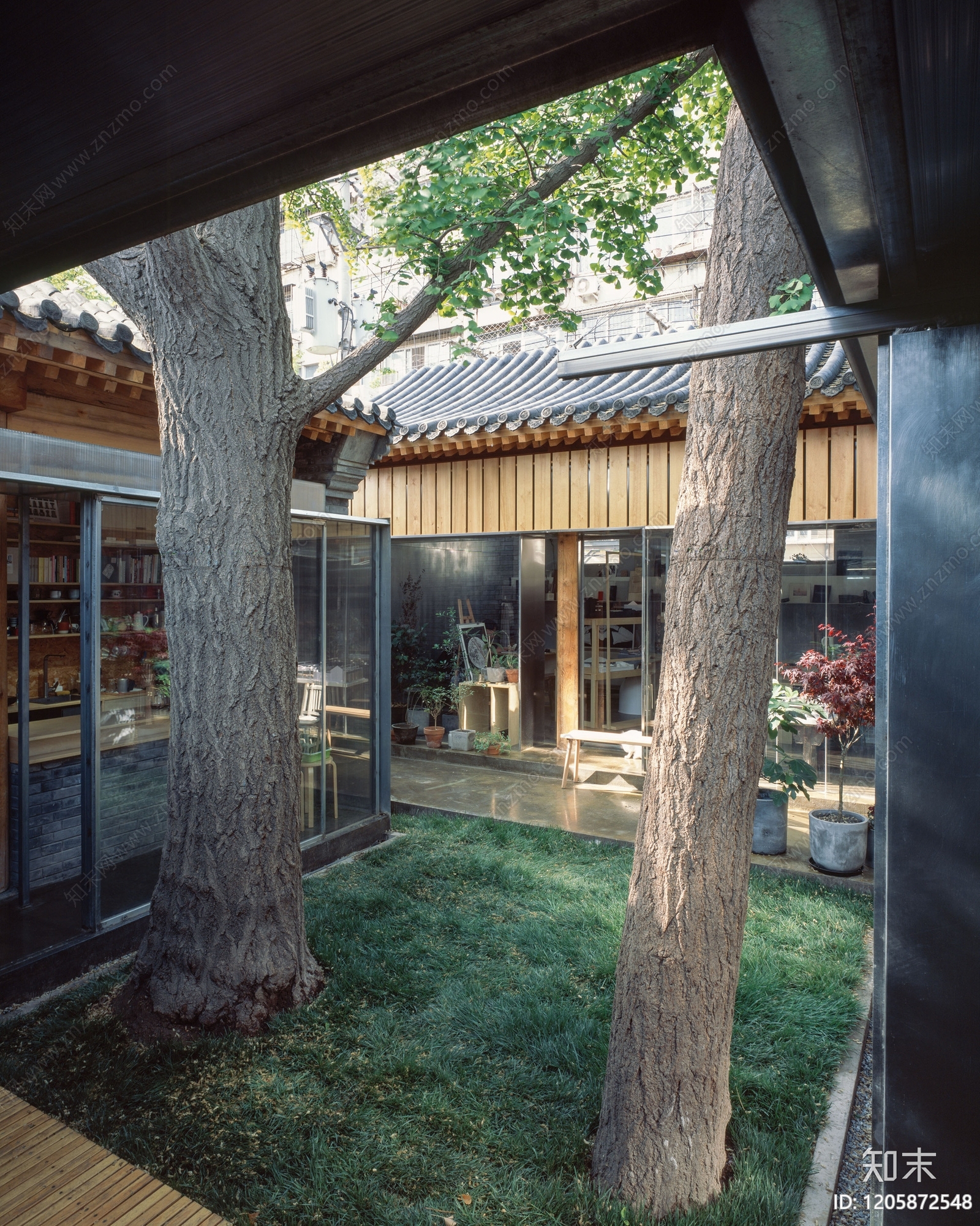 现代民宿建筑下载【ID:1205872548】