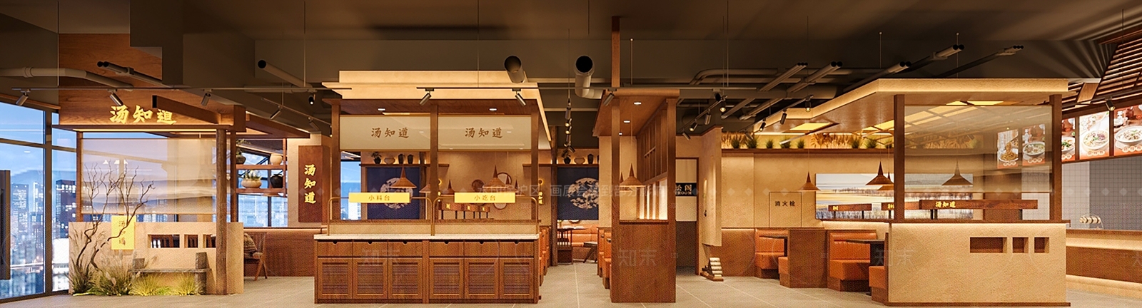 原木中餐厅3D模型下载【ID:1205873877】